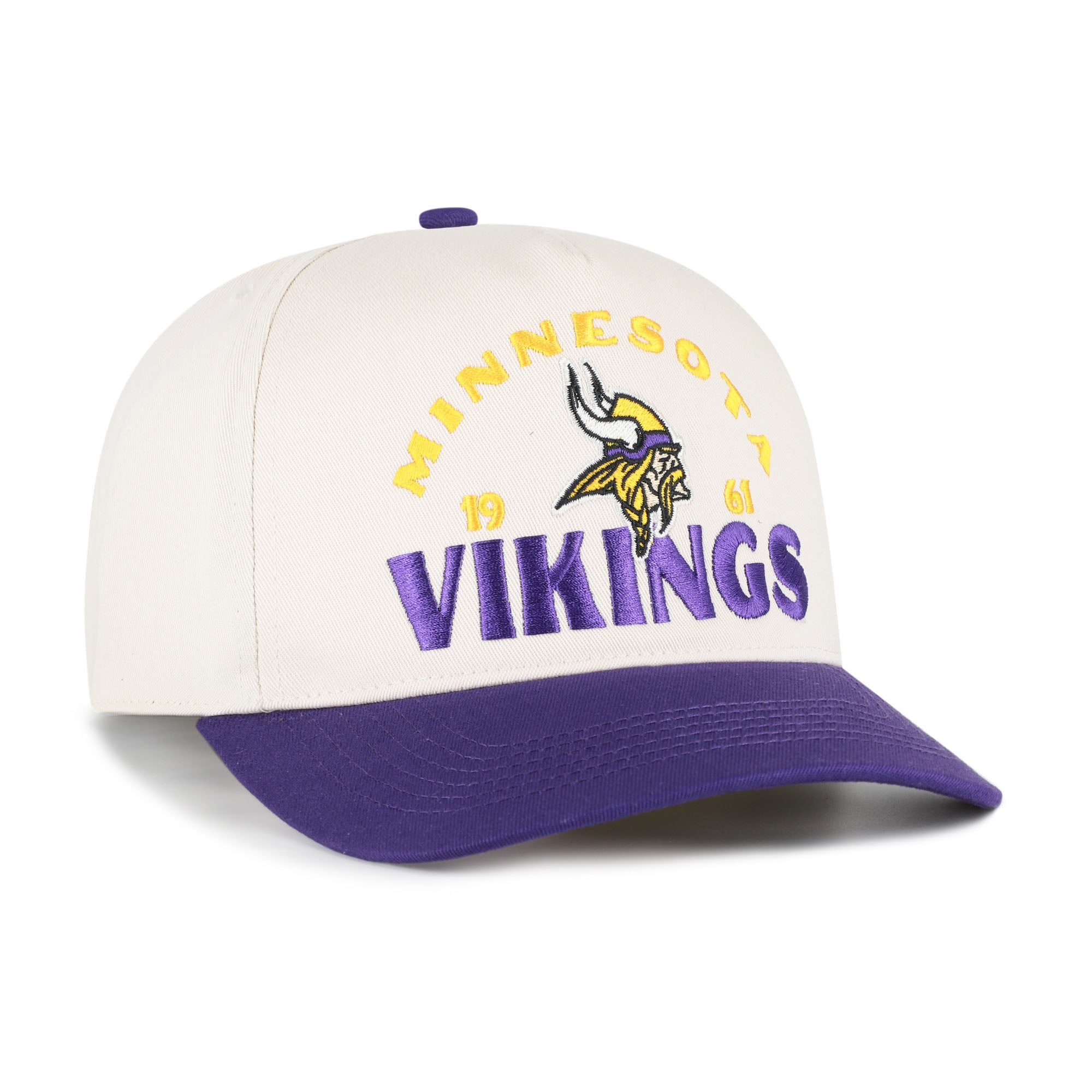 Men's '47 Natural Minnesota Vikings Arcitext Hitch Adjustable Hat