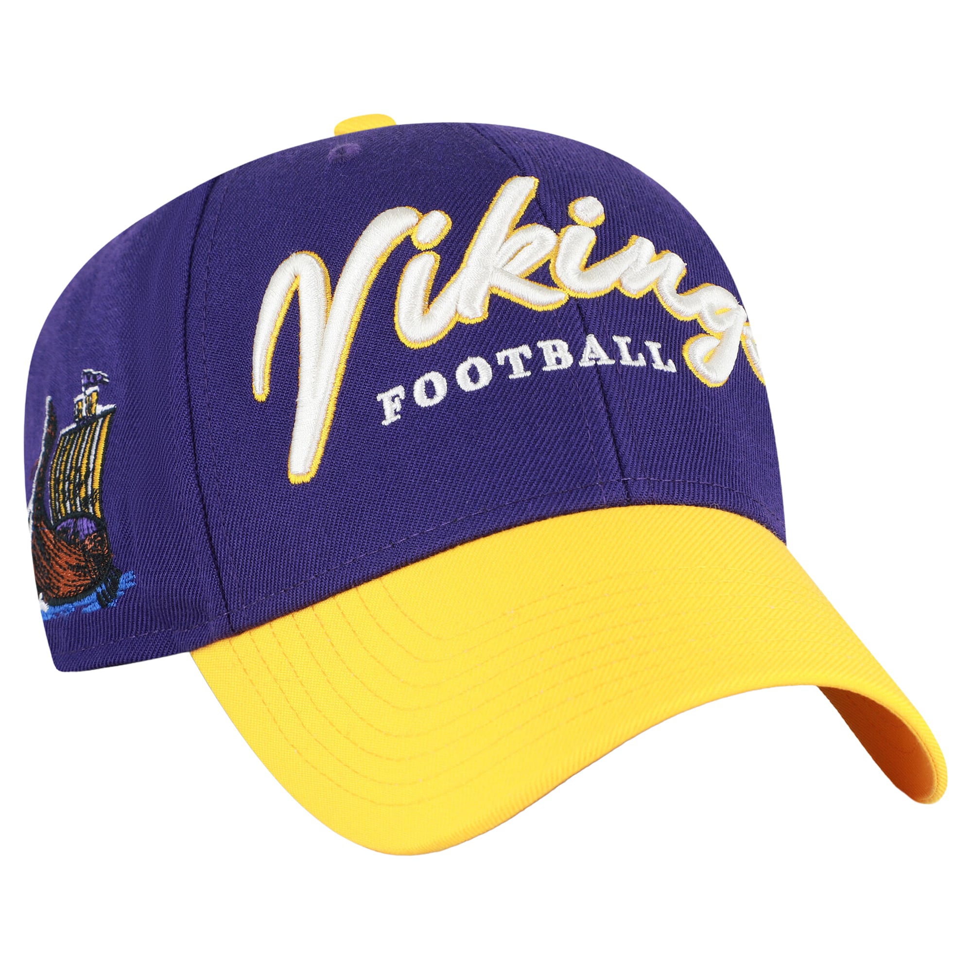 Casquette ajustable rétro MVP des Vikings du Minnesota, modèle 47, violette, pour homme