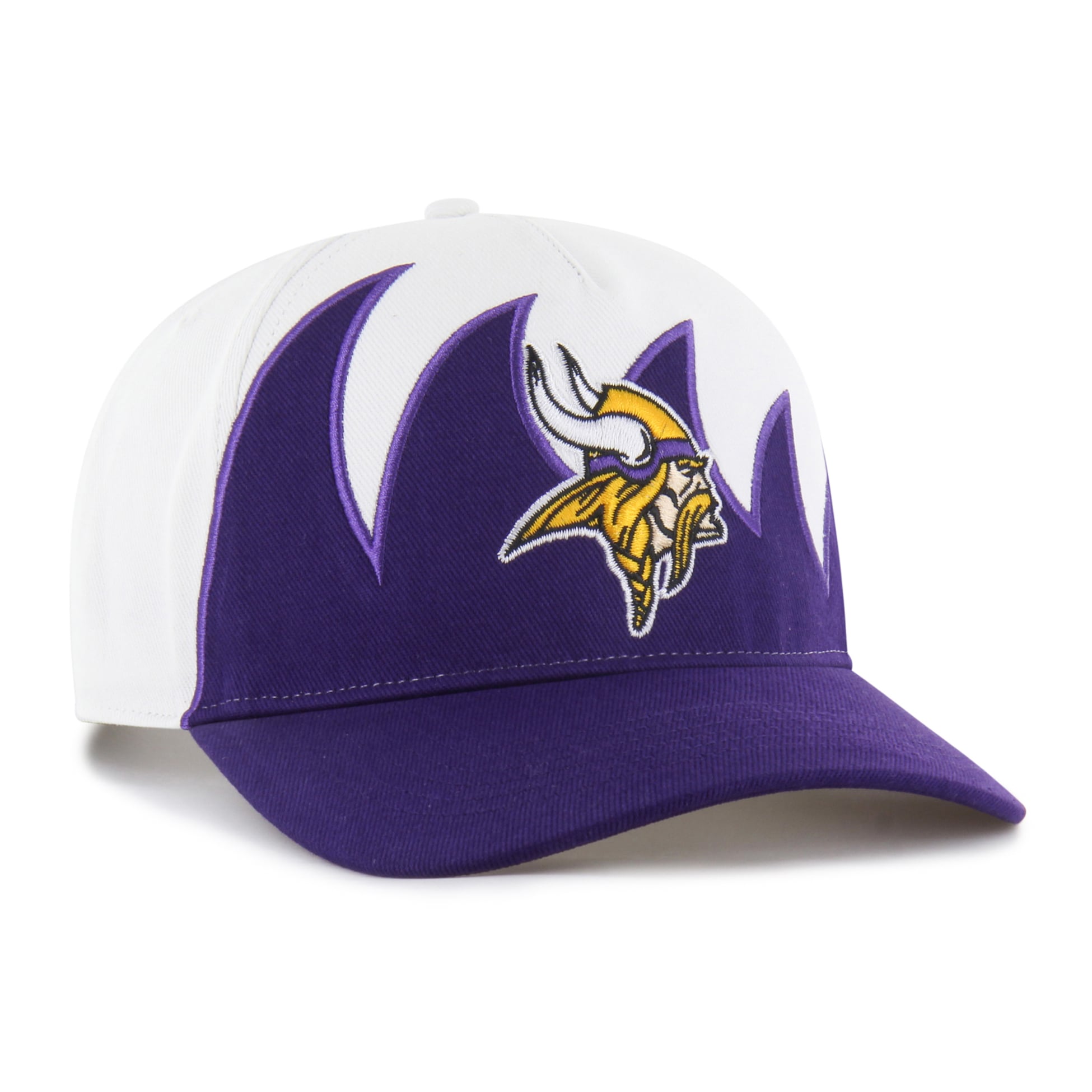 Casquette ajustable Jagged Hitch blanche Minnesota Vikings « 47 » pour homme