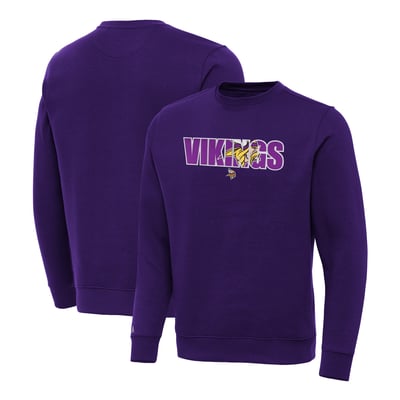 Minnesota Vikings Antigua Impact Victory Sweatshirt - Purple