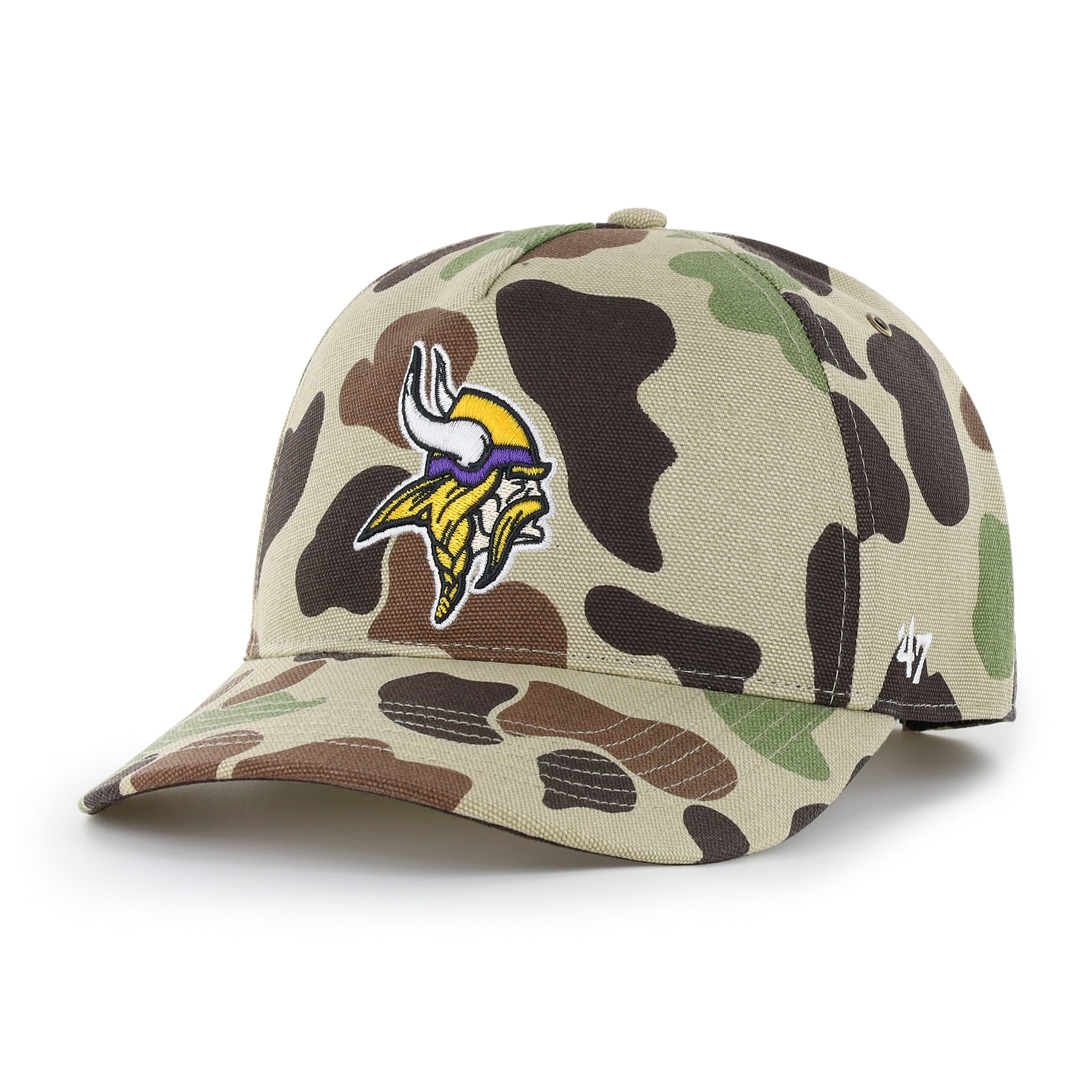Casquette ajustable Carhartt x '47 Duck Camo Minnesota Vikings Hitch pour homme