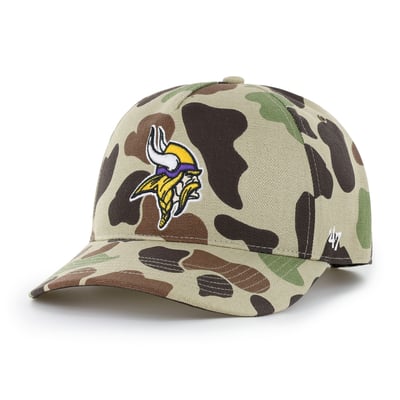 Minnesota Vikings Carhartt x '47 Hitch Adjustable Hat - Duck Camo