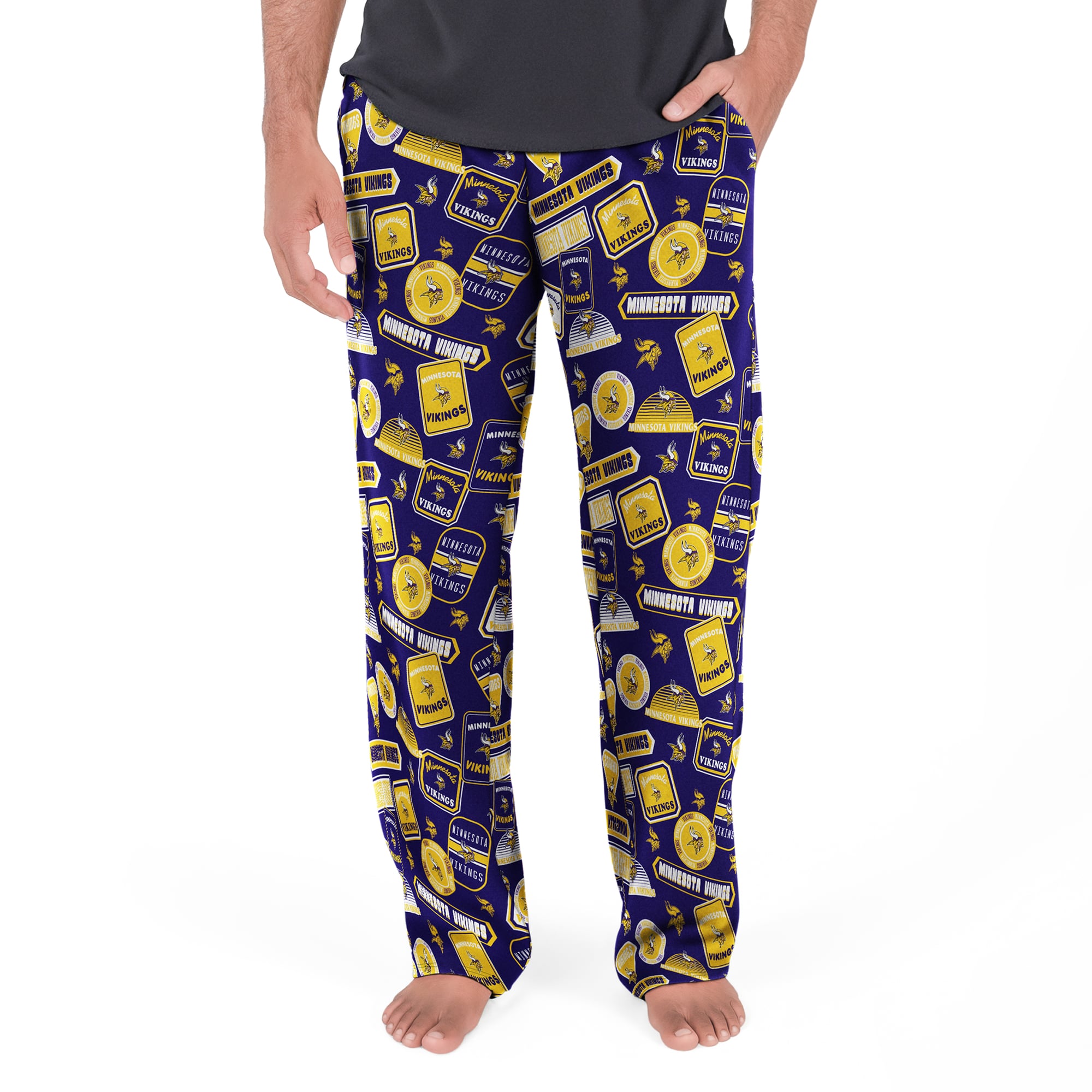 Men's Concepts Sport Purple Minnesota Vikings Grady Sleep Pants