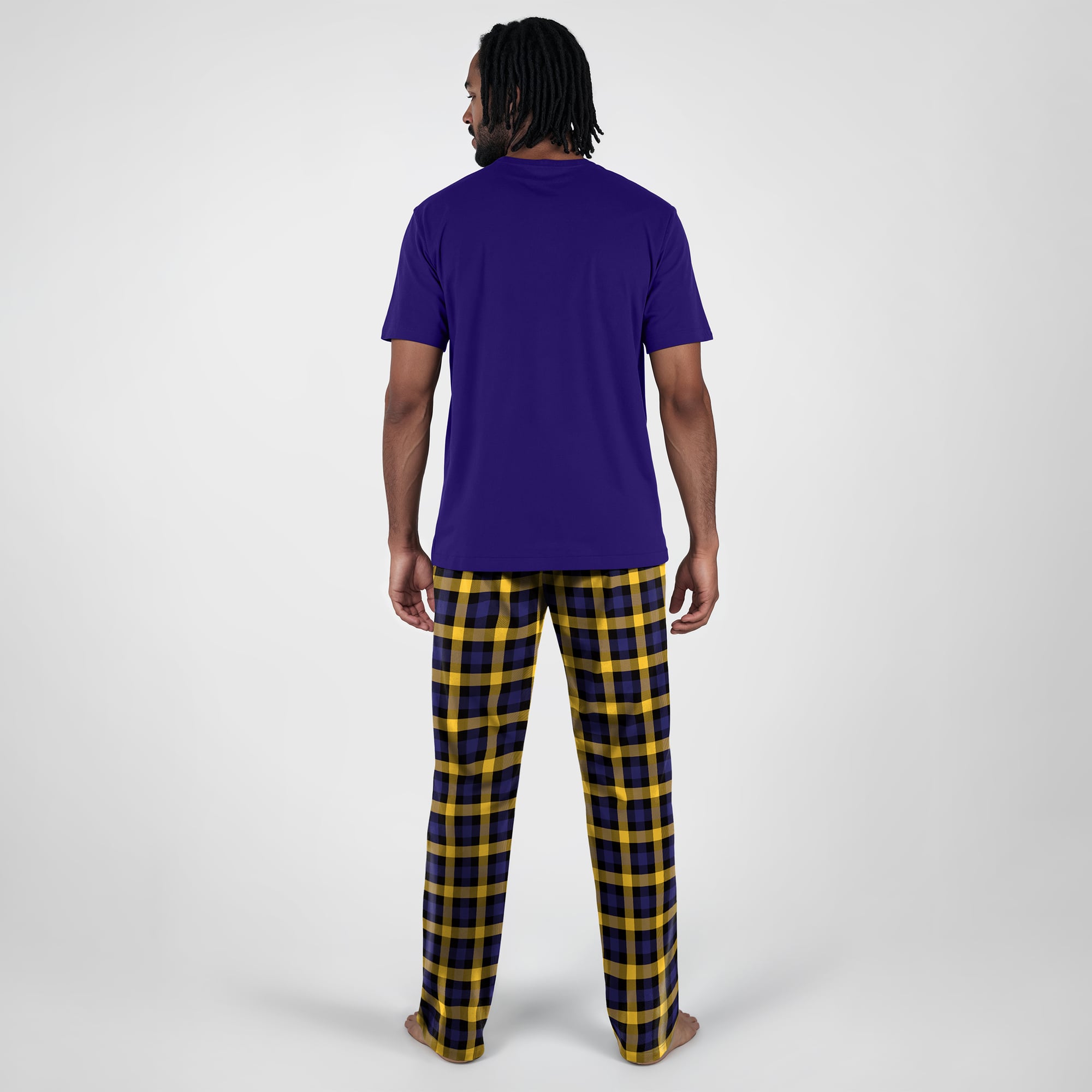 Men's Concepts Sport Purple Minnesota Vikings Highland Sleep Set