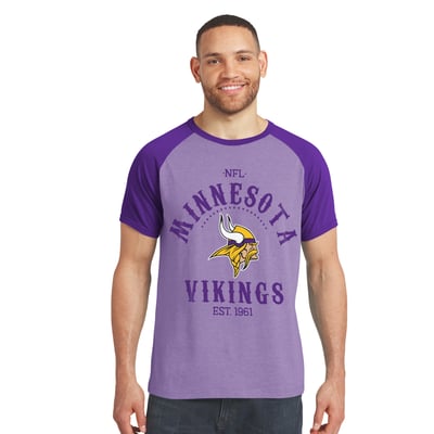 Minnesota Vikings Darius Rucker Collection by Fanatics Raglan T-Shirt - Purple