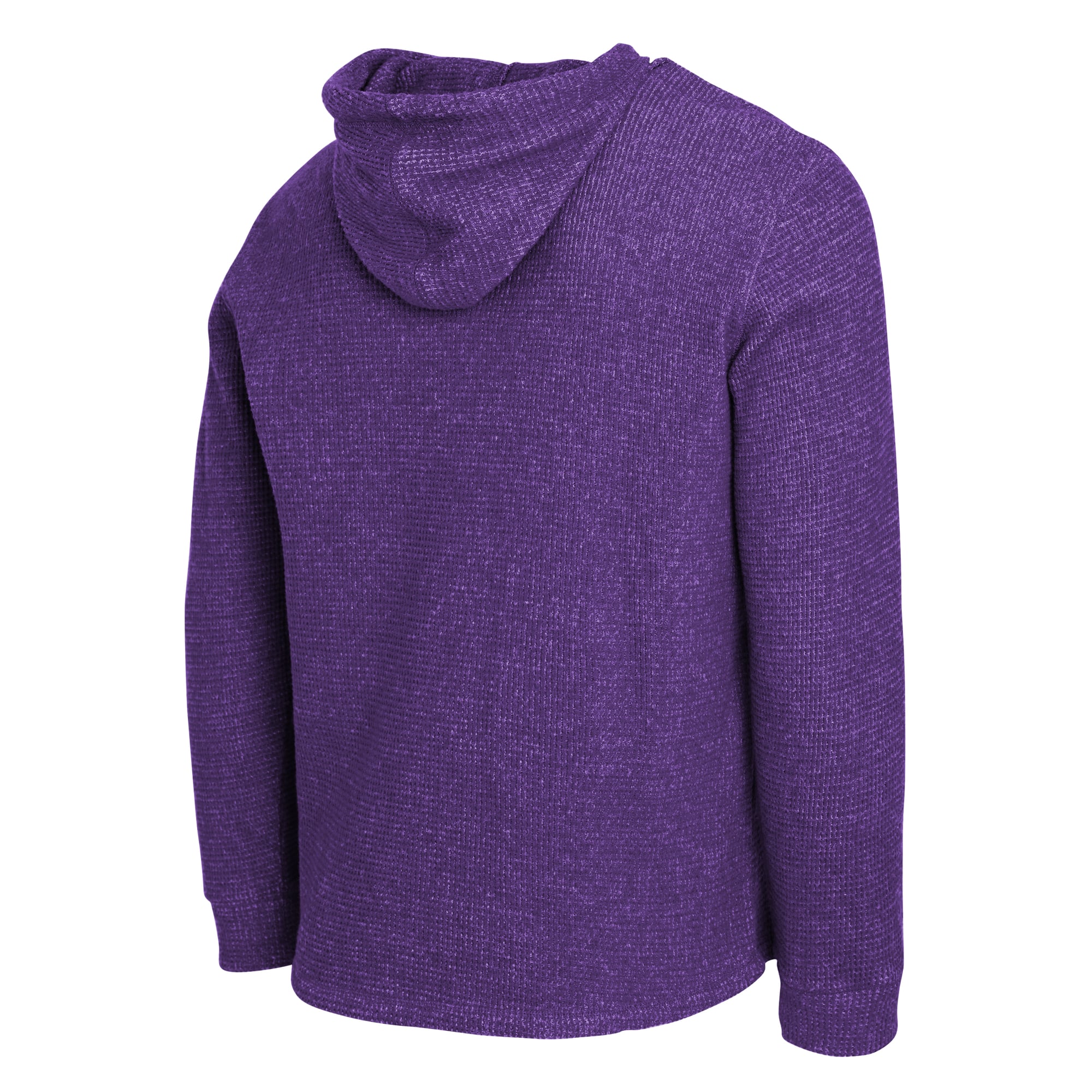 Men's Darius Rucker Collection by Fanatics Purple Minnesota Vikings Waffle Knit Hooded Tri-Blend Long Sleeve T-Shirt