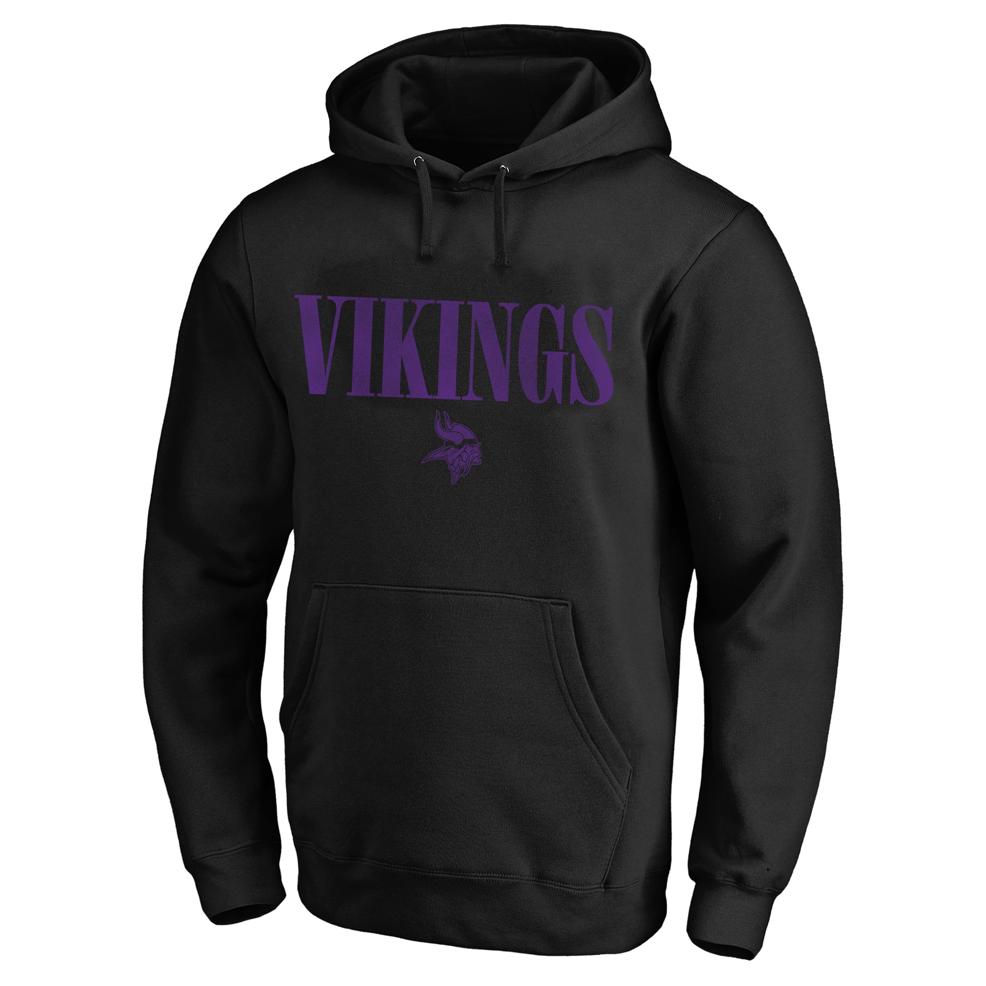 Men's Fanatics Black Minnesota Vikings Big & Tall Relaxed Intense Rivalry Hoodie