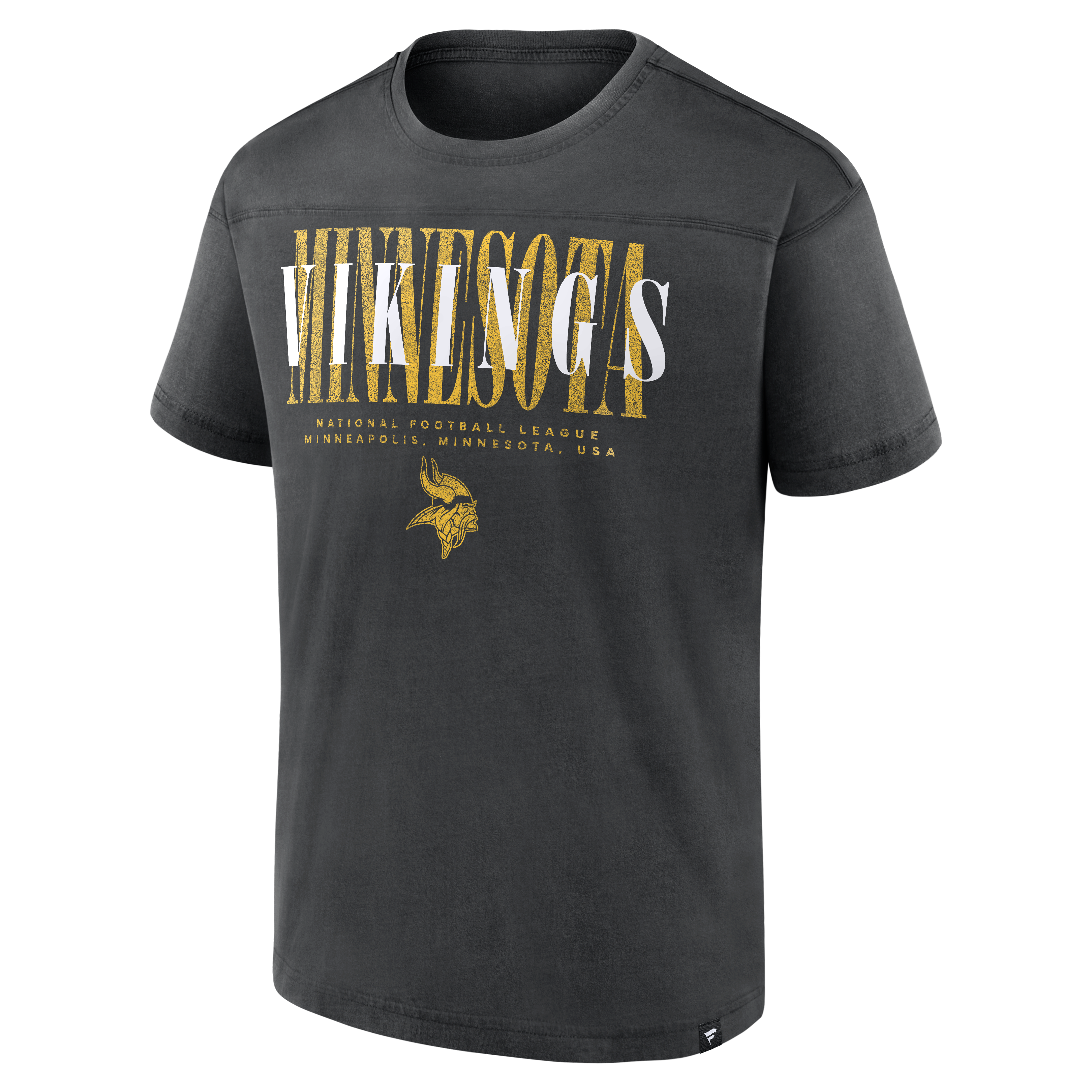Men's Fanatics Black Minnesota Vikings Endzone Dance Relaxed Fashion Top