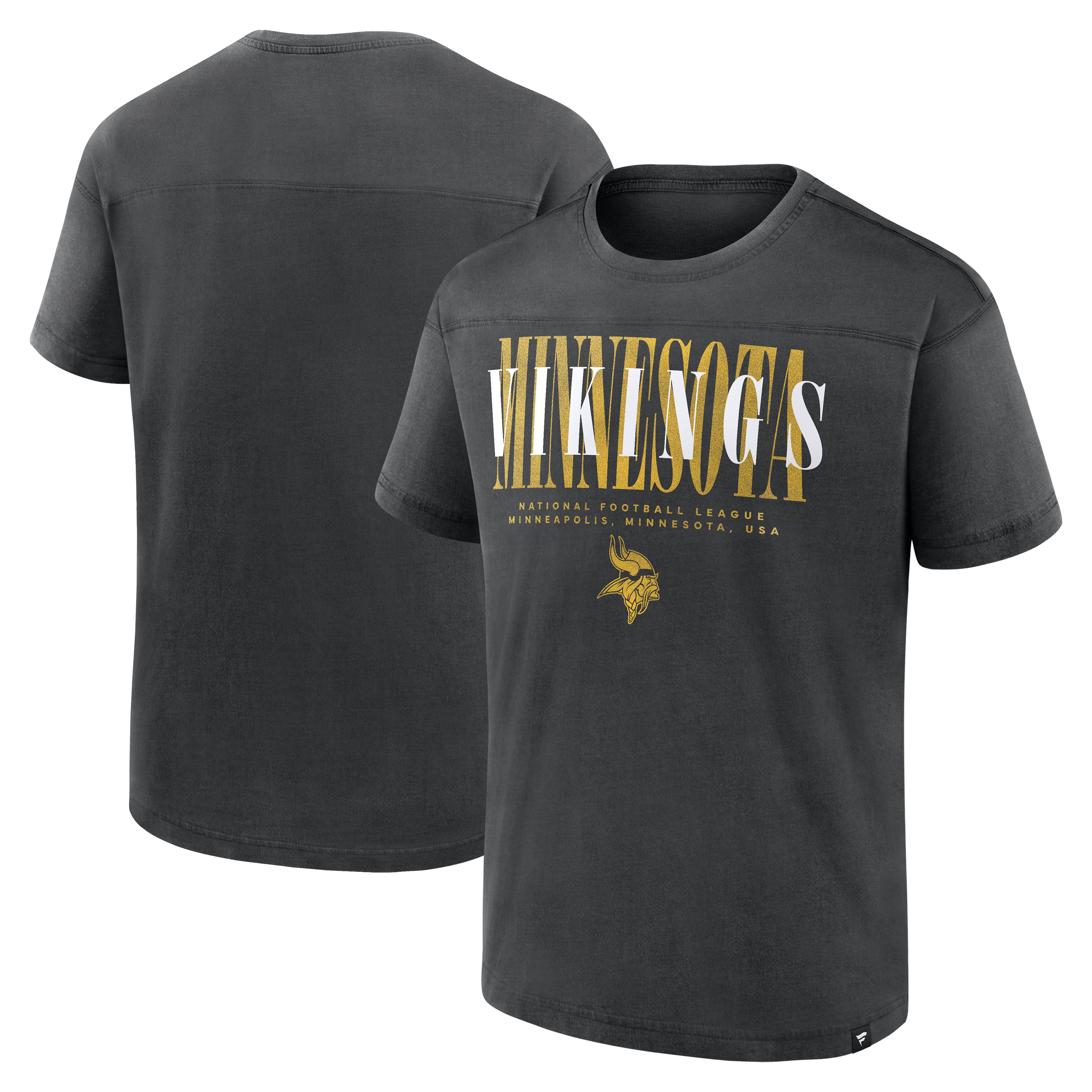 Men's Fanatics Black Minnesota Vikings Endzone Dance Relaxed Fashion Top
