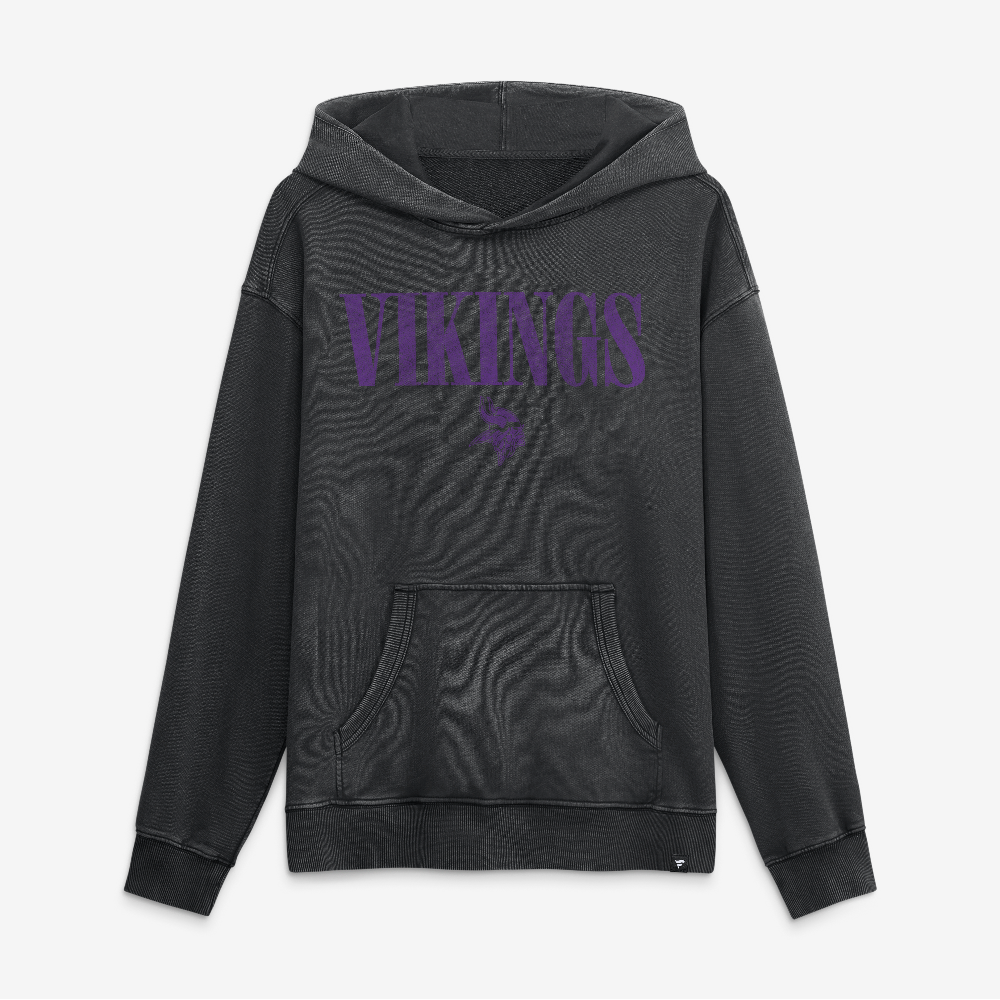 Men's Fanatics Black Minnesota Vikings Relaxed Intense Rivalry French Terry Hoodie