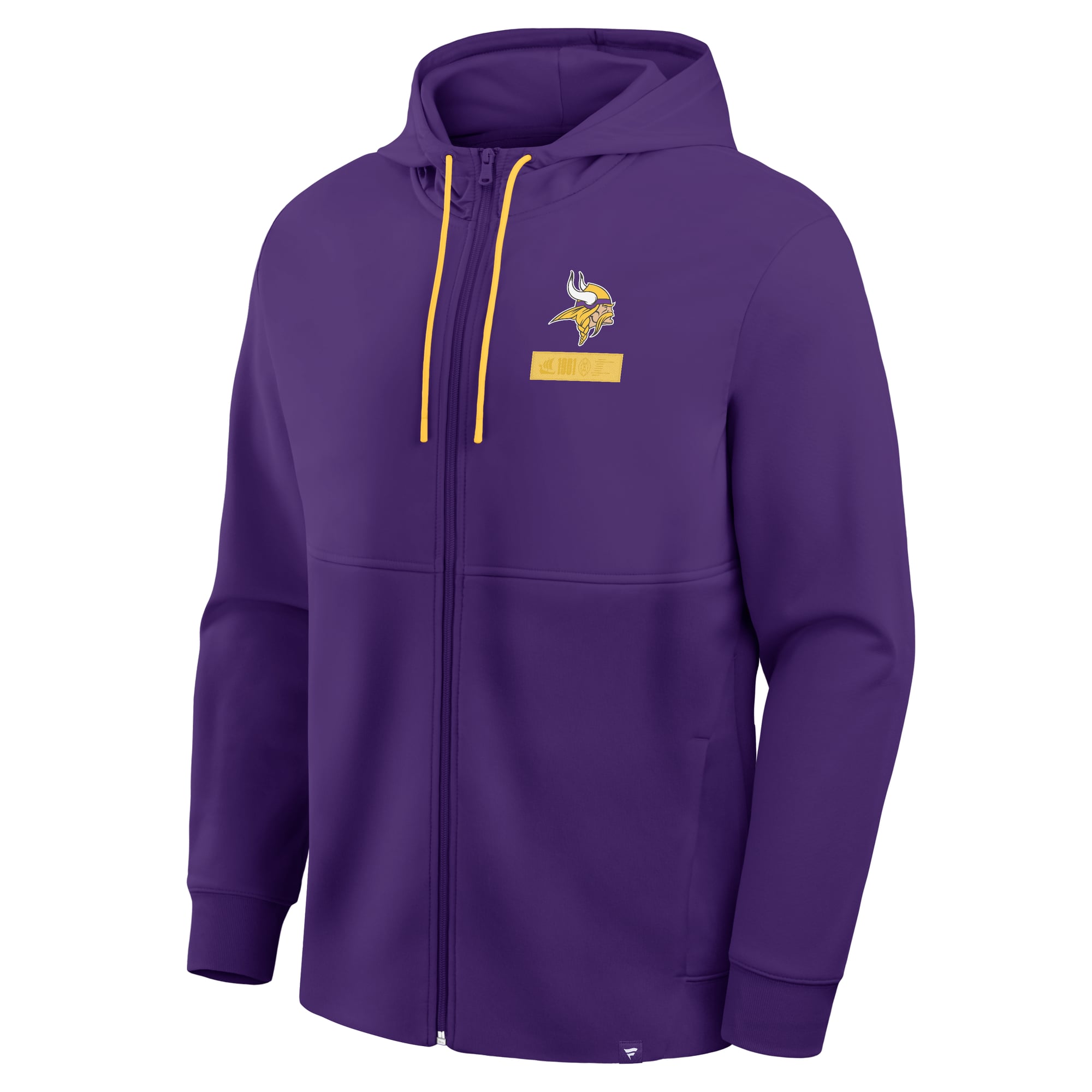 Sweat à capuche zippé violet Minnesota Vikings pour homme de Fanatics