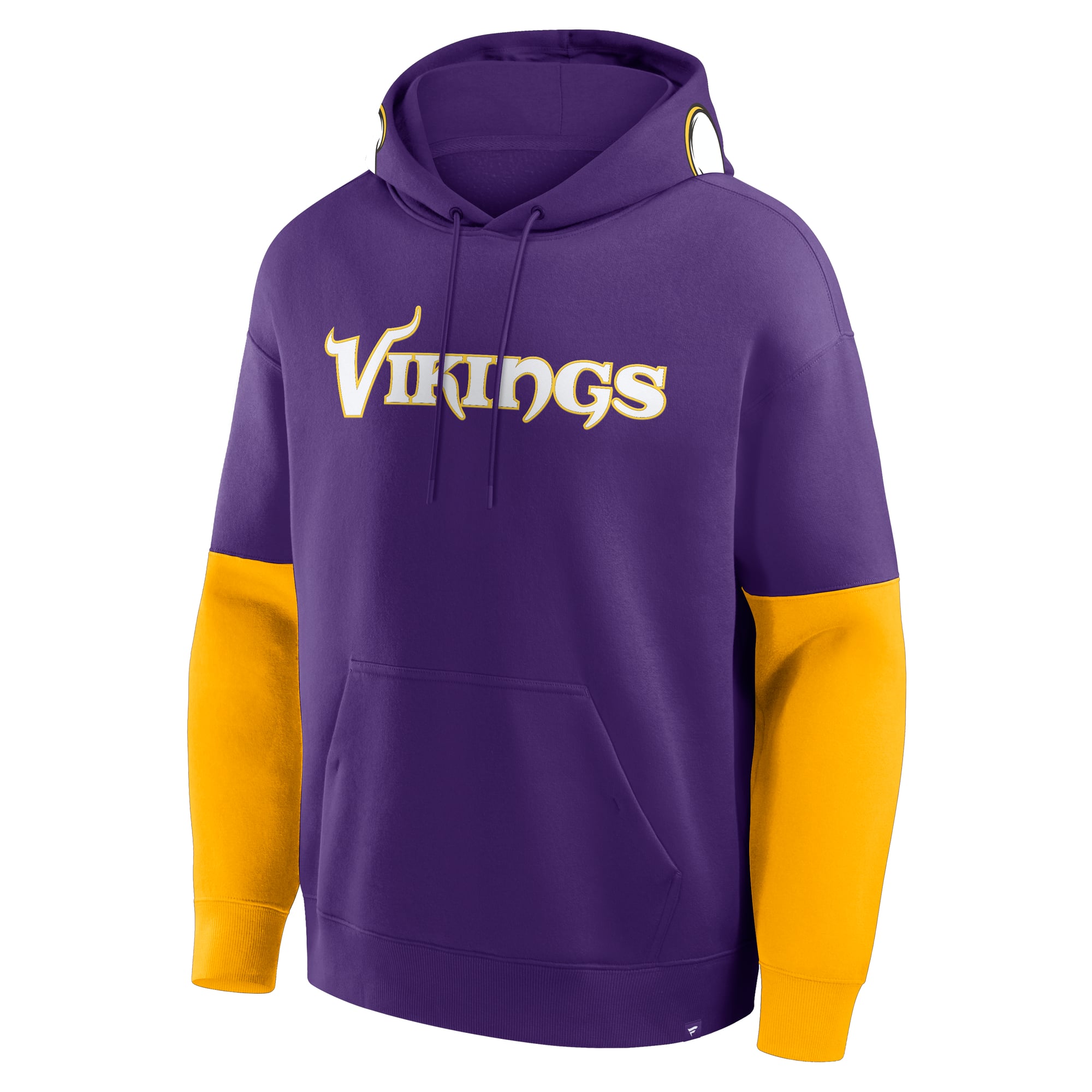 Men's Fanatics Purple Minnesota Vikings Helmet Pullover Hoodie