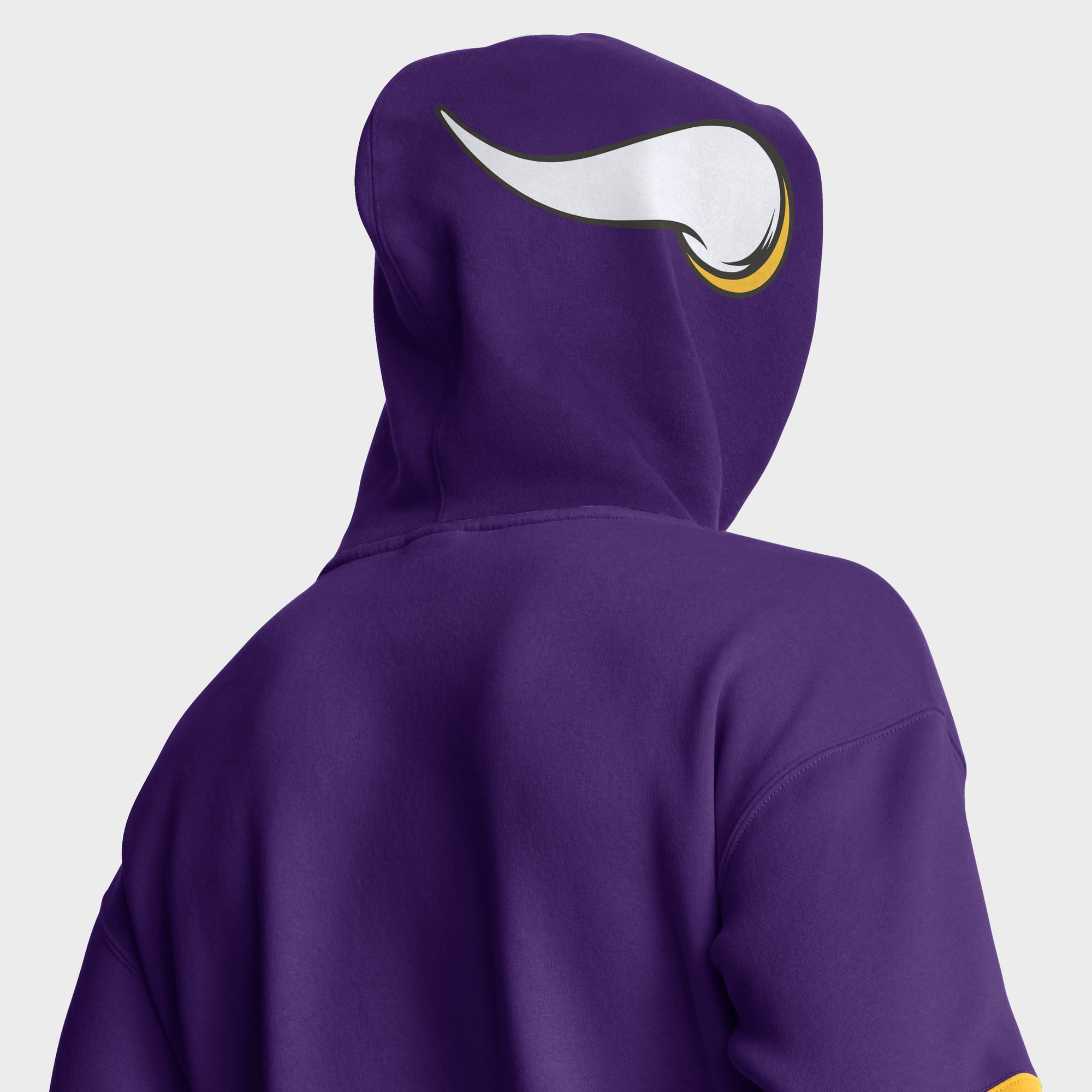 Men's Fanatics Purple Minnesota Vikings Helmet Pullover Hoodie