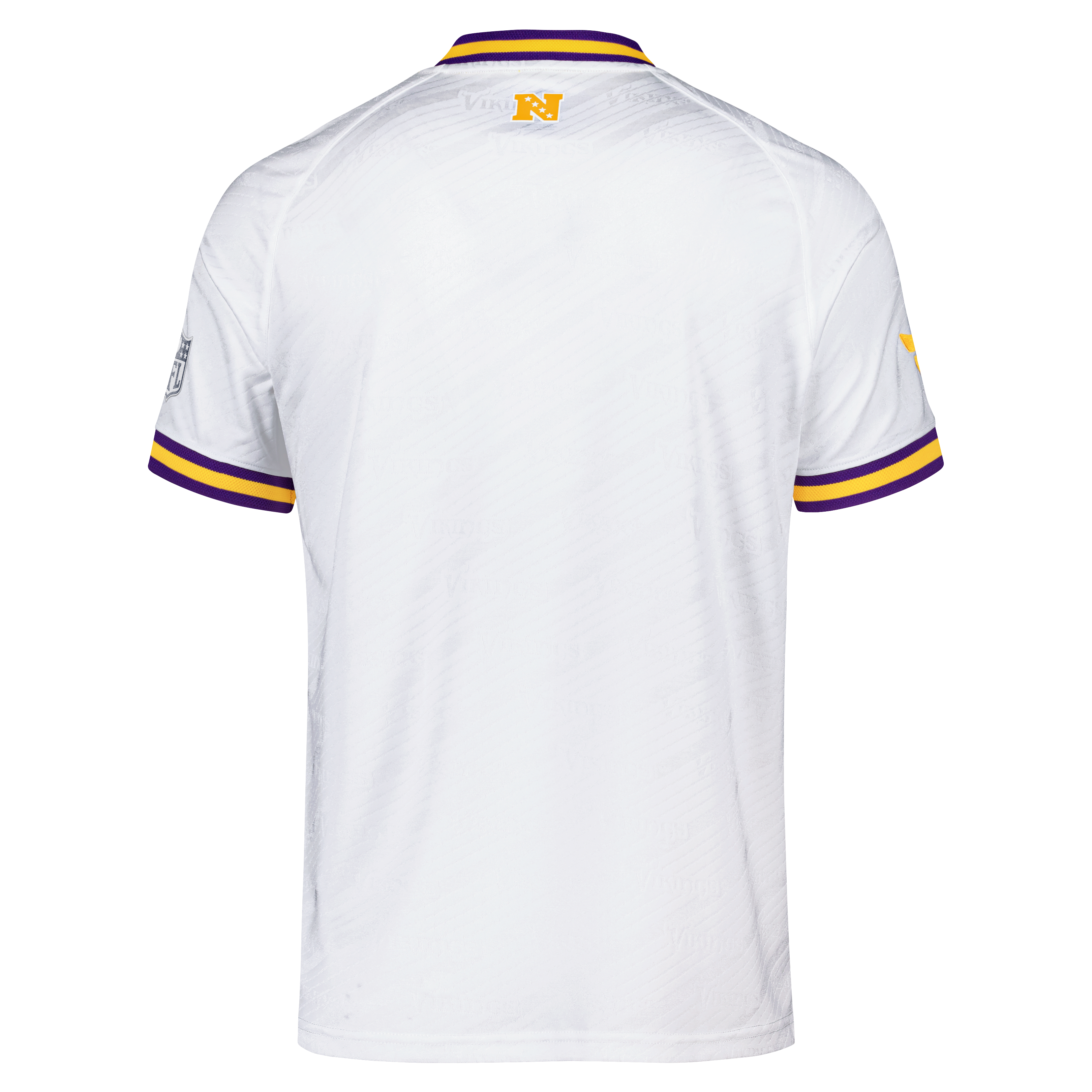 Men's Fanatics White Minnesota Vikings Football x V-Neck Fan Top