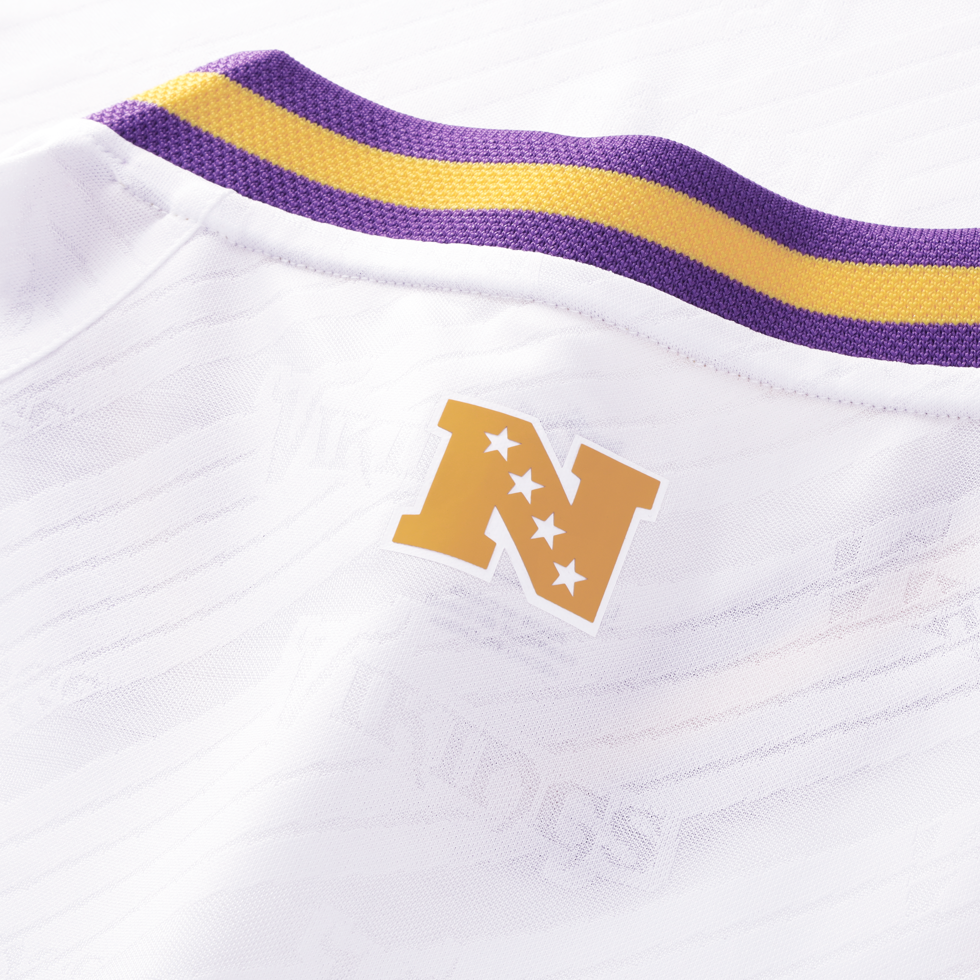 Men's Fanatics White Minnesota Vikings Football x V-Neck Fan Top
