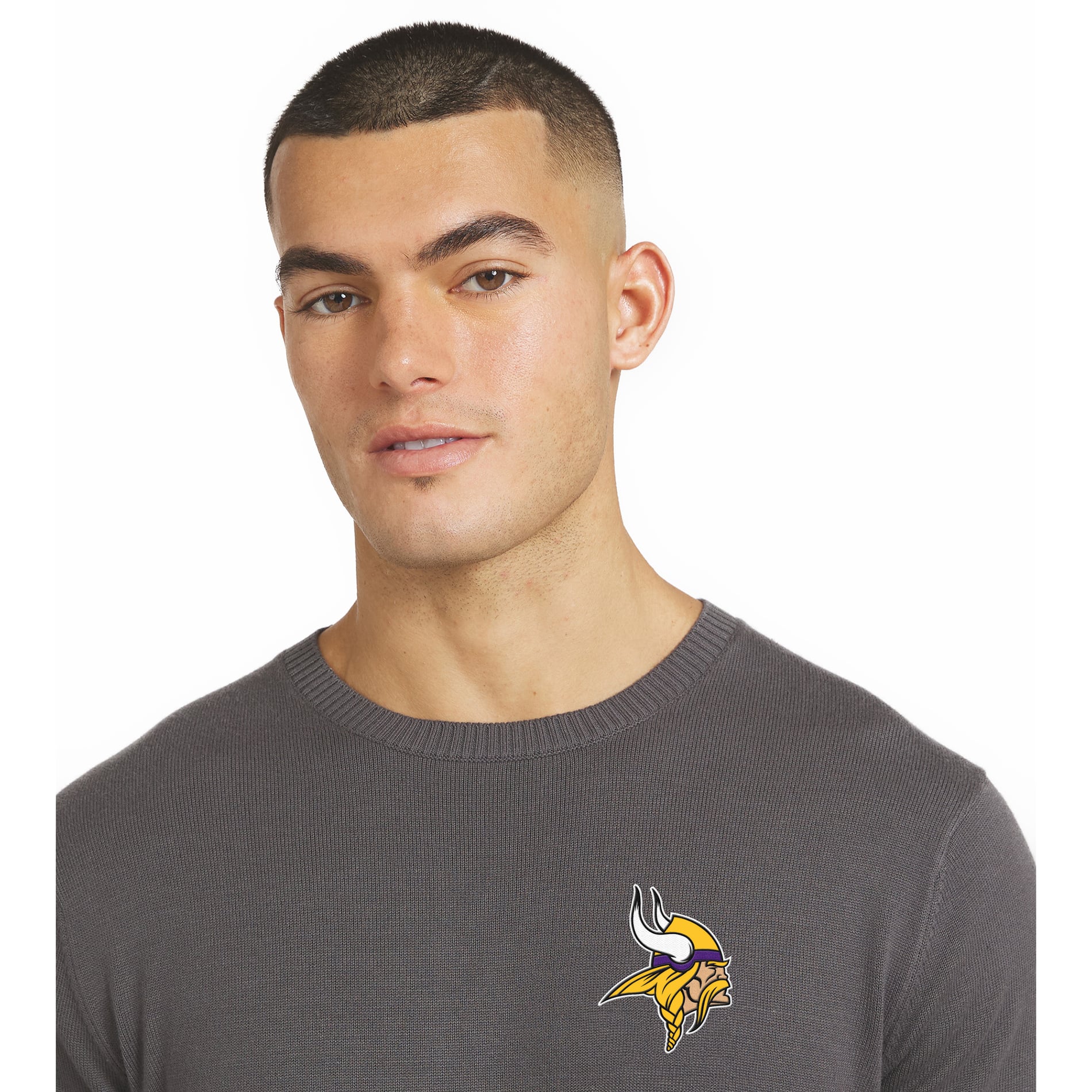 Men's J. Palmer Charcoal Minnesota Vikings Sweater