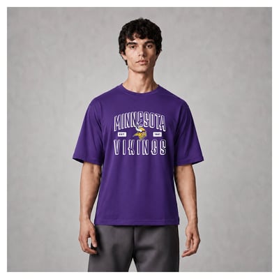 Minnesota Vikings Levelwear Luxe Moment Stronghold Knit T-Shirt - Purple