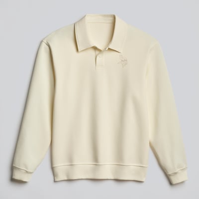 Minnesota Vikings lululemon Grand Standard Long Sleeve Polo - Coconut Ivory