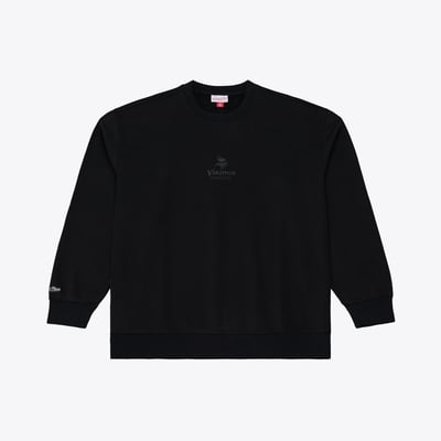Minnesota Vikings Mitchell & Ness Core Essentials Micro Logo Fleece Sweatshirt - Black
