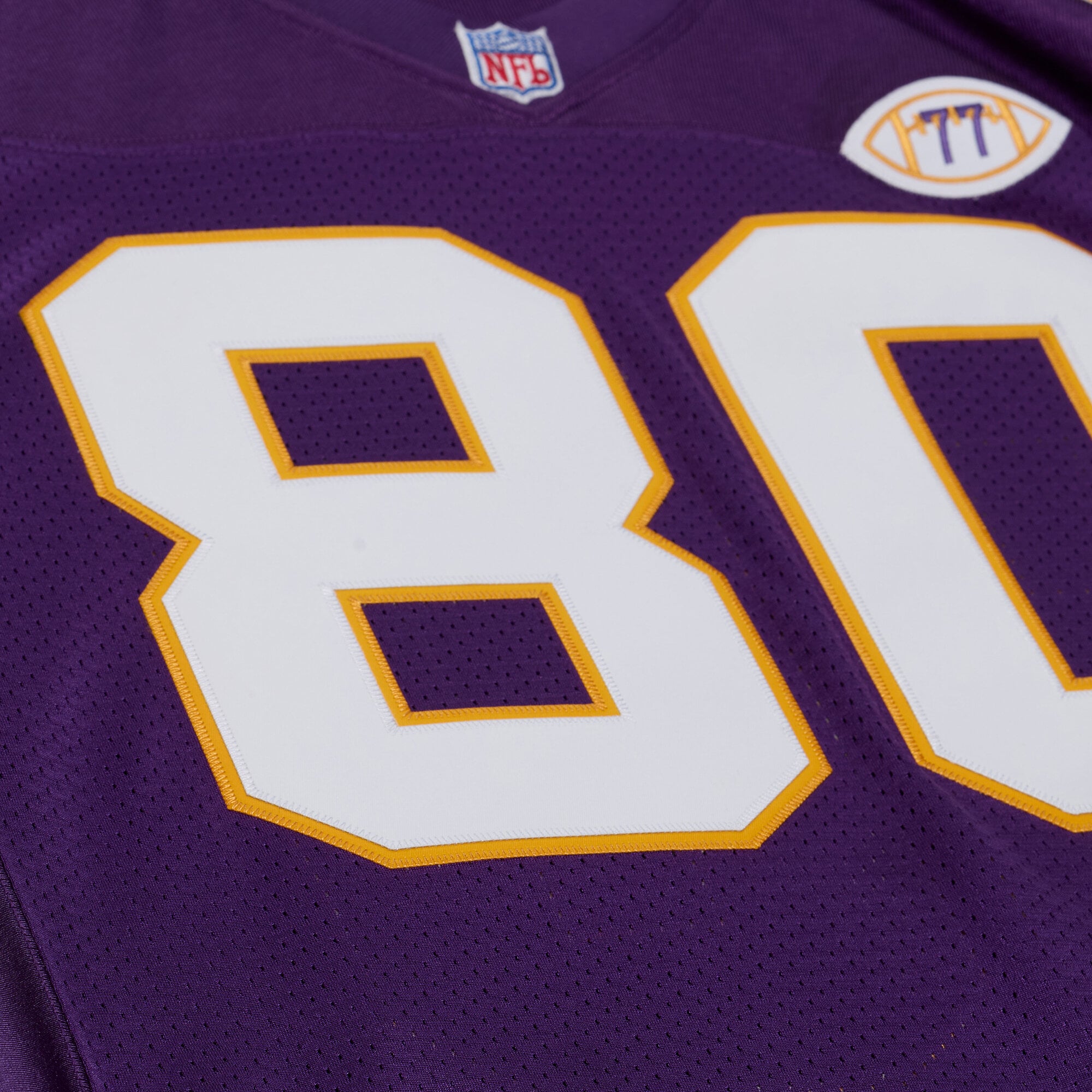 Men's Mitchell & Ness Cris Carter Purple Minnesota Vikings 2001 Authentic Throwback Jersey