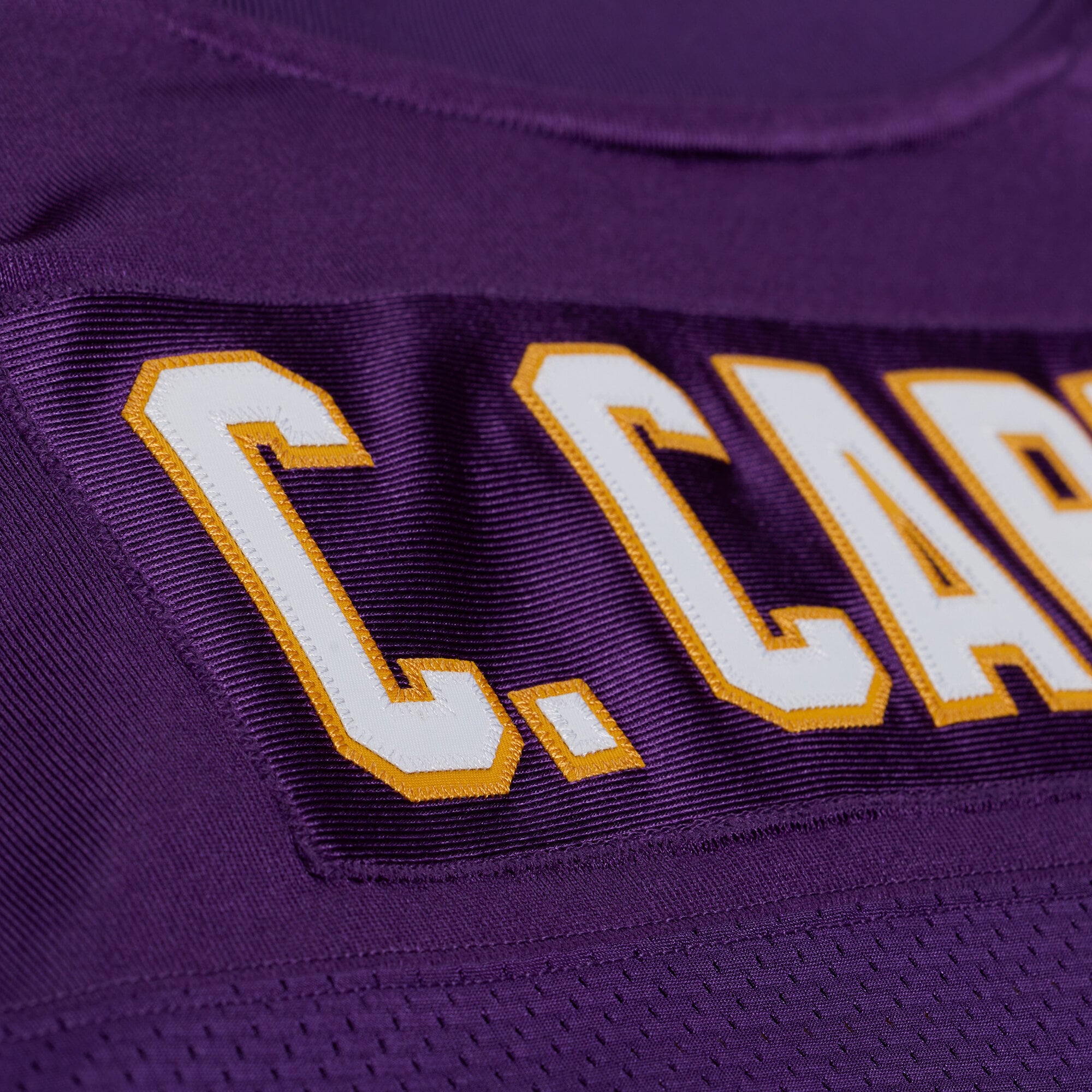Men's Mitchell & Ness Cris Carter Purple Minnesota Vikings 2001 Authentic Throwback Jersey