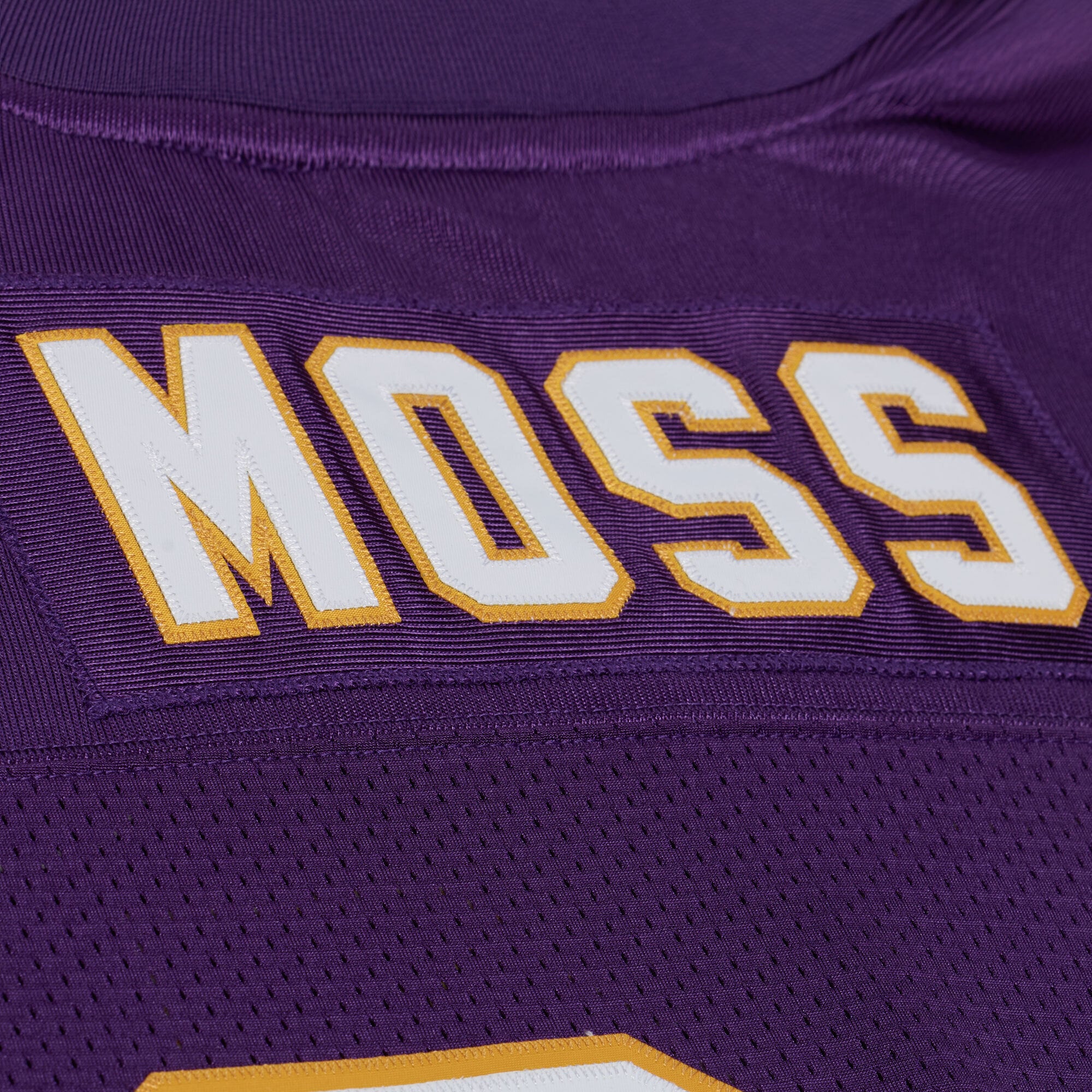 Men's Mitchell & Ness Randy Moss Purple Minnesota Vikings 2001 Authentic Throwback Jersey