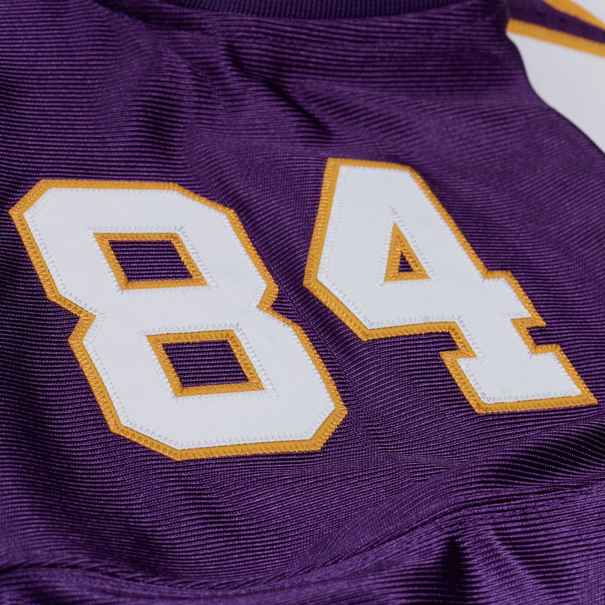 Men's Mitchell & Ness Randy Moss Purple Minnesota Vikings 2001 Authentic Throwback Jersey