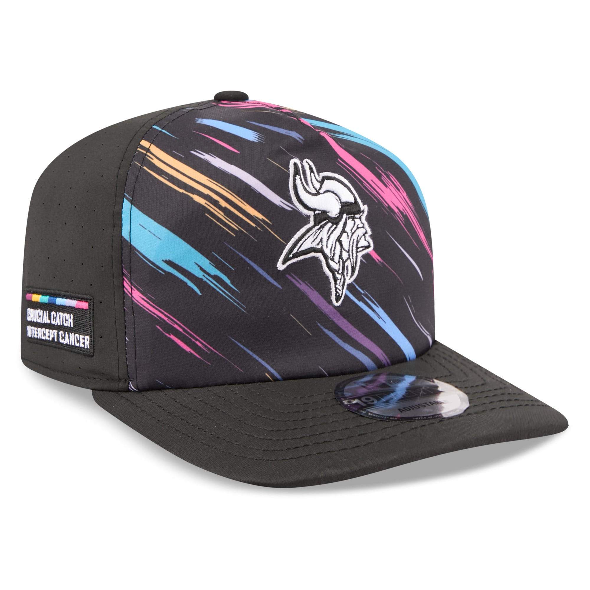 Men's New Era Black Minnesota Vikings 2026 NFL Crucial Catch 19TWENTY Adjustable Hat