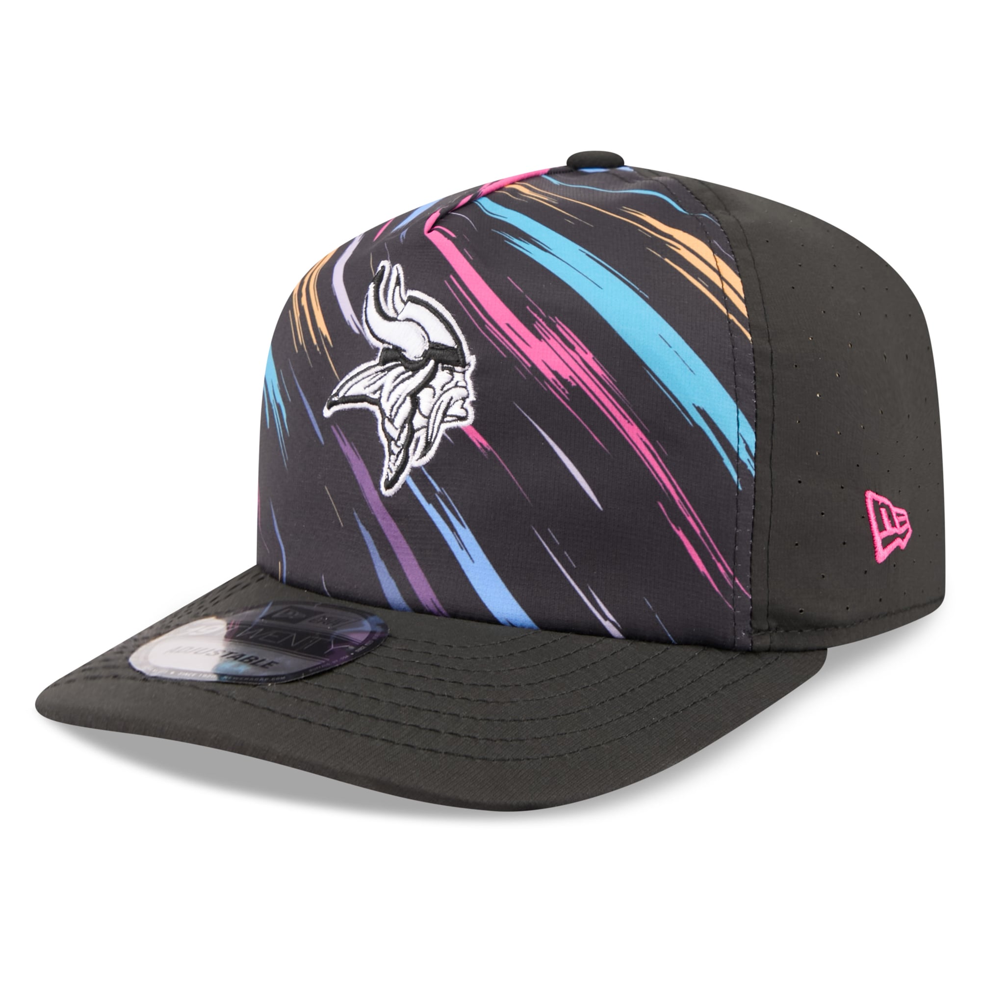 Men's New Era Black Minnesota Vikings 2026 NFL Crucial Catch 19TWENTY Adjustable Hat