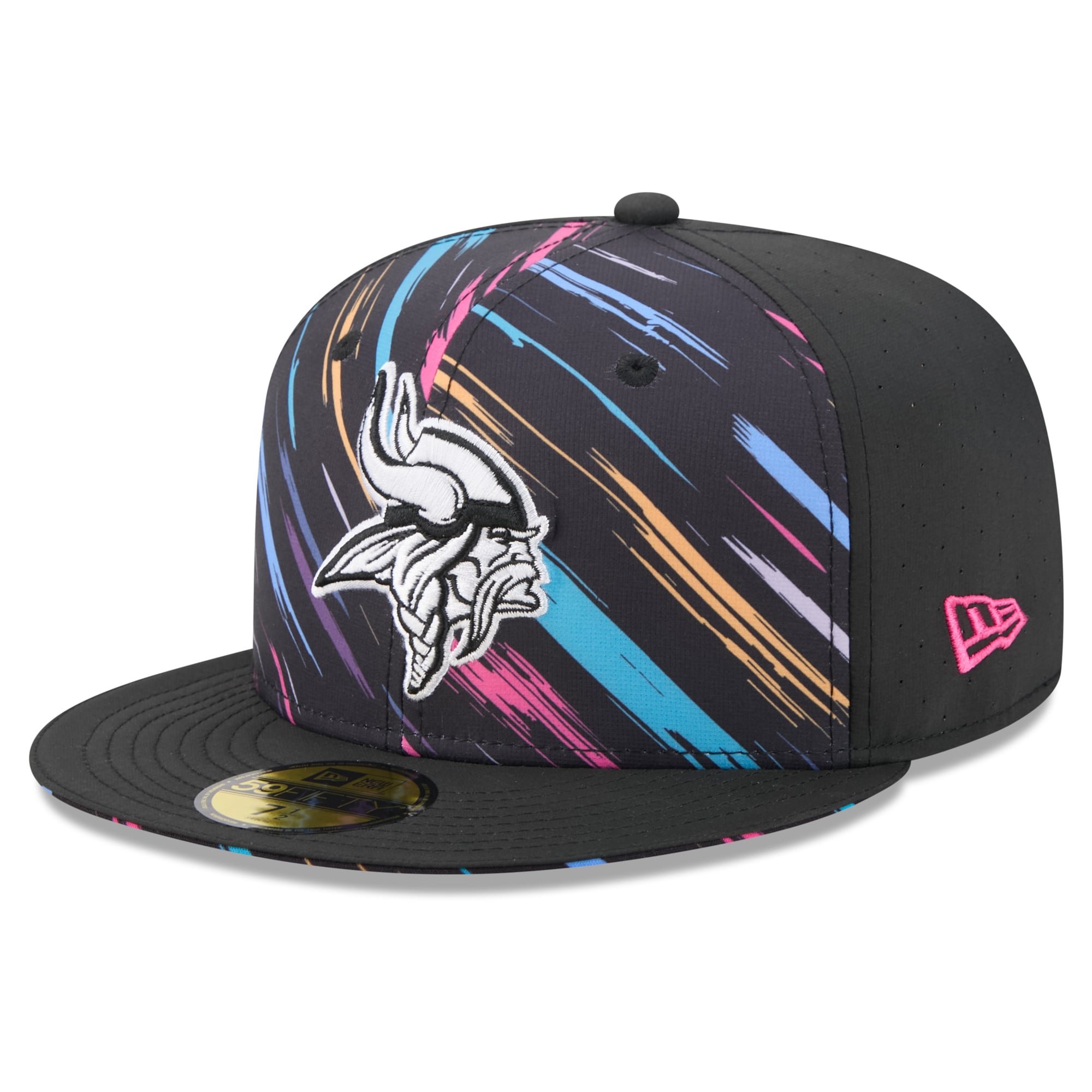 Men's New Era Black Minnesota Vikings 2026 NFL Crucial Catch 59FIFTY Fitted Hat