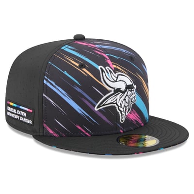 Minnesota Vikings New Era 2026 NFL Crucial Catch 59FIFTY Fitted Hat - Black