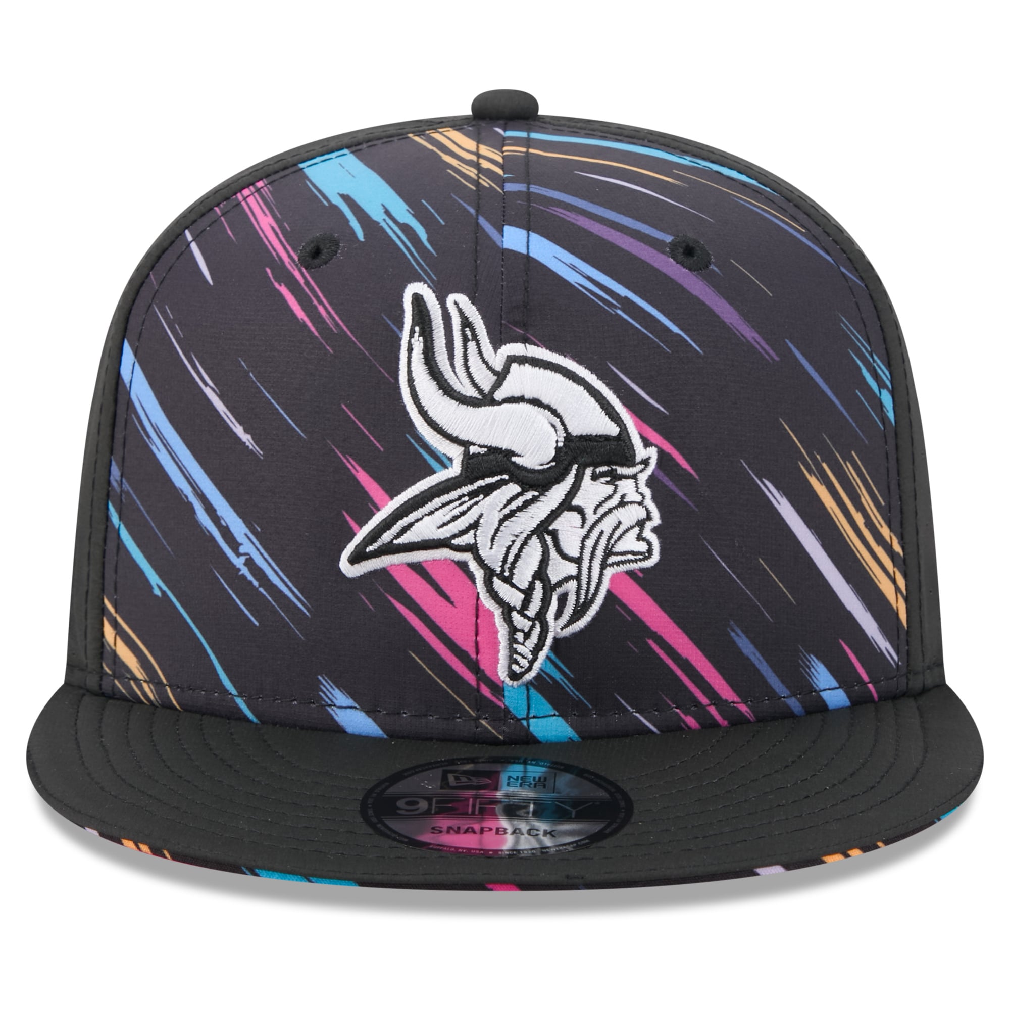 Men's New Era Black Minnesota Vikings 2026 NFL Crucial Catch 9FIFTY Snapback Hat