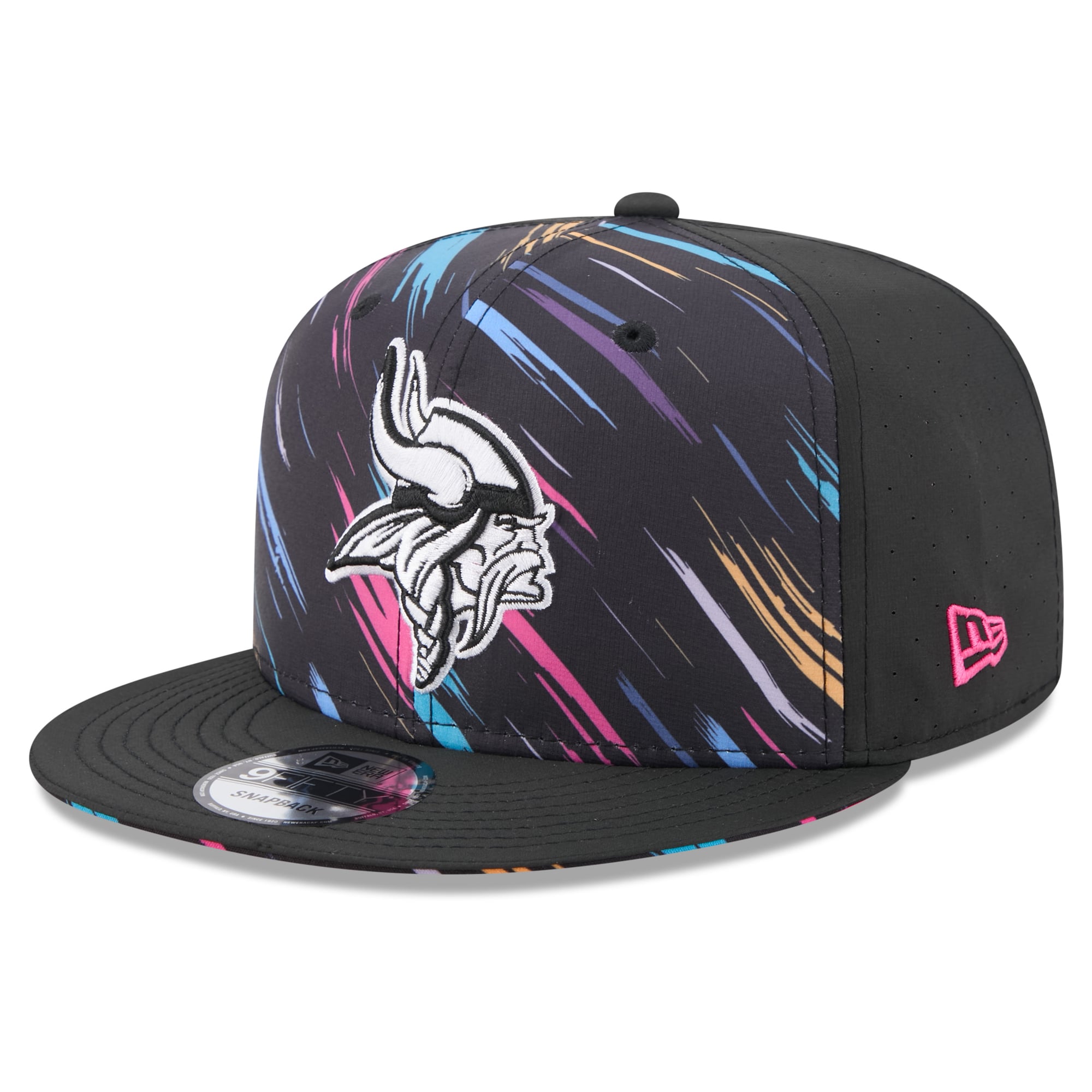 Men's New Era Black Minnesota Vikings 2026 NFL Crucial Catch 9FIFTY Snapback Hat