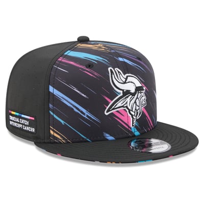 Minnesota Vikings New Era 2026 NFL Crucial Catch 9FIFTY Snapback Hat - Black