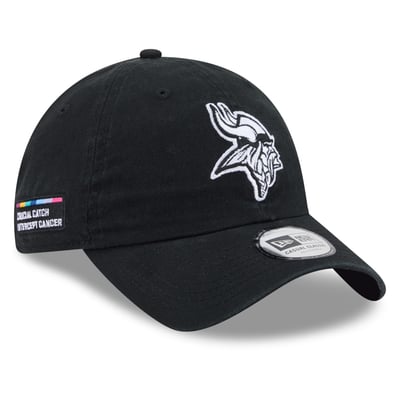 Minnesota Vikings New Era 2026 NFL Crucial Catch Casual Classic Adjustable Hat - Black