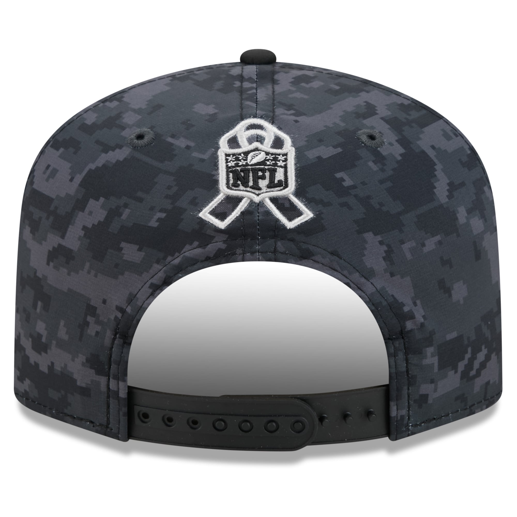 Casquette ajustable New Era noire Minnesota Vikings 2026 Salute To Service 19TWENTY pour homme
