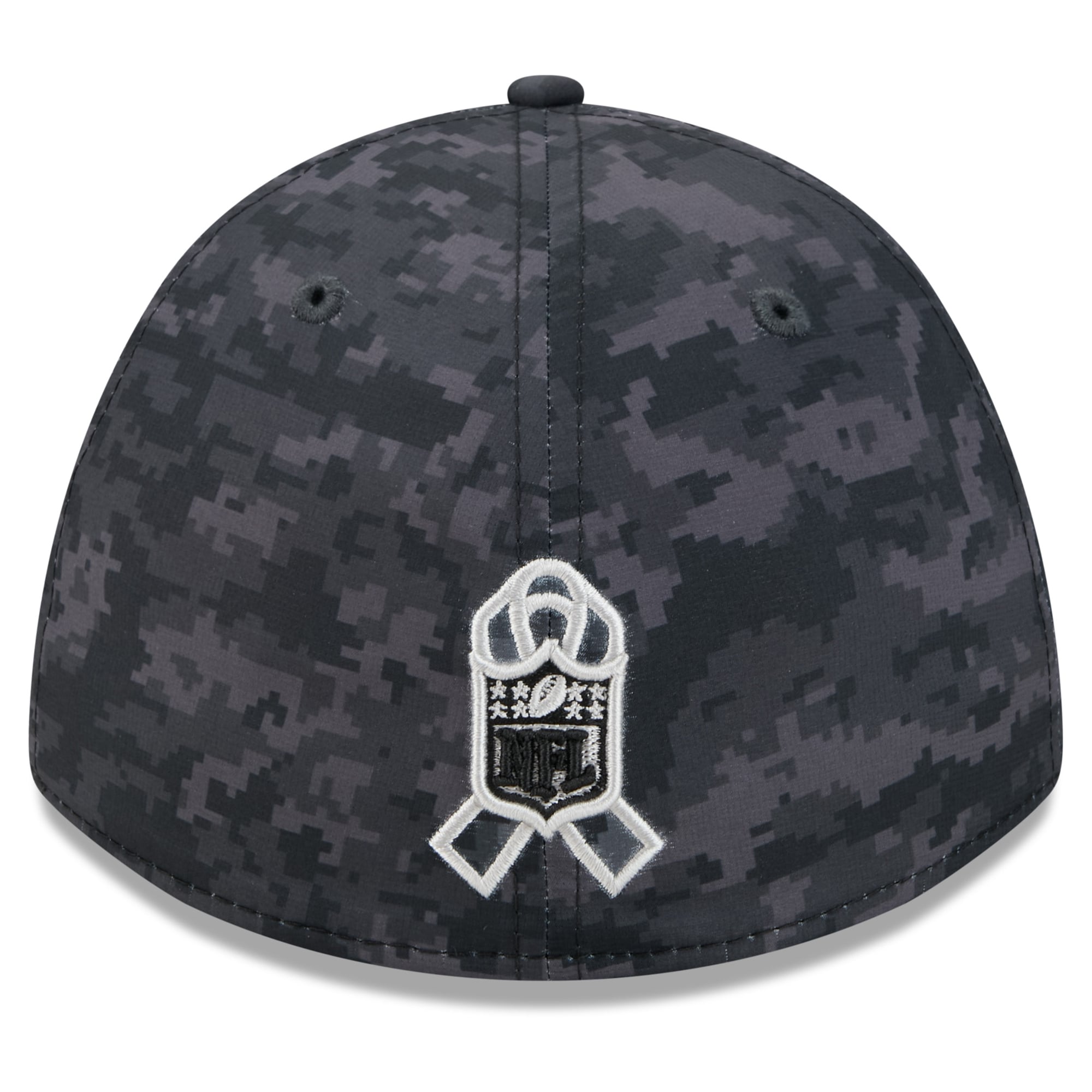 Casquette extensible New Era noire Minnesota Vikings 2026 Salute To Service 39THIRTY M-Crown pour homme
