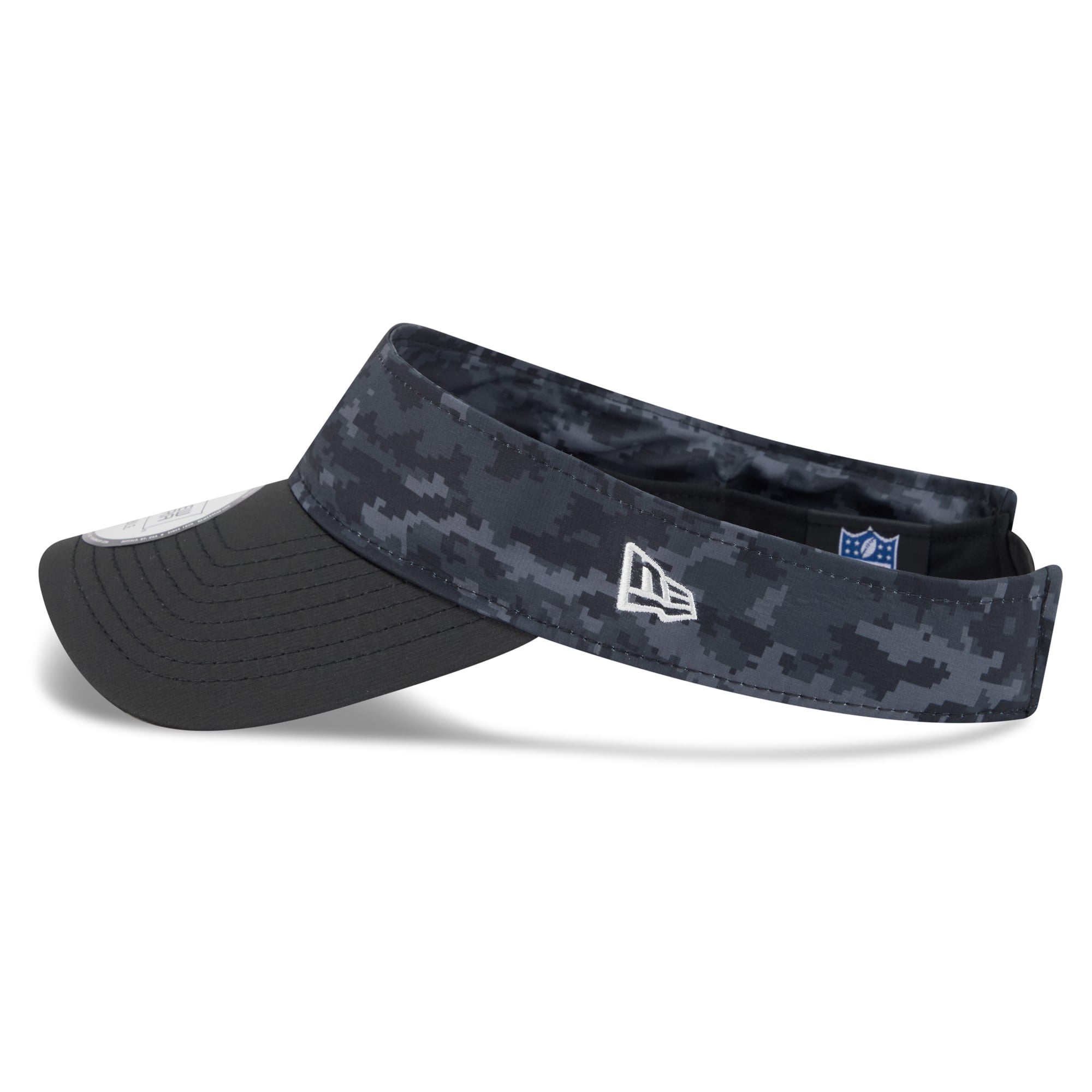 Casquette New Era noire pour homme Minnesota Vikings 2026 Salute To Service, visière ajustable