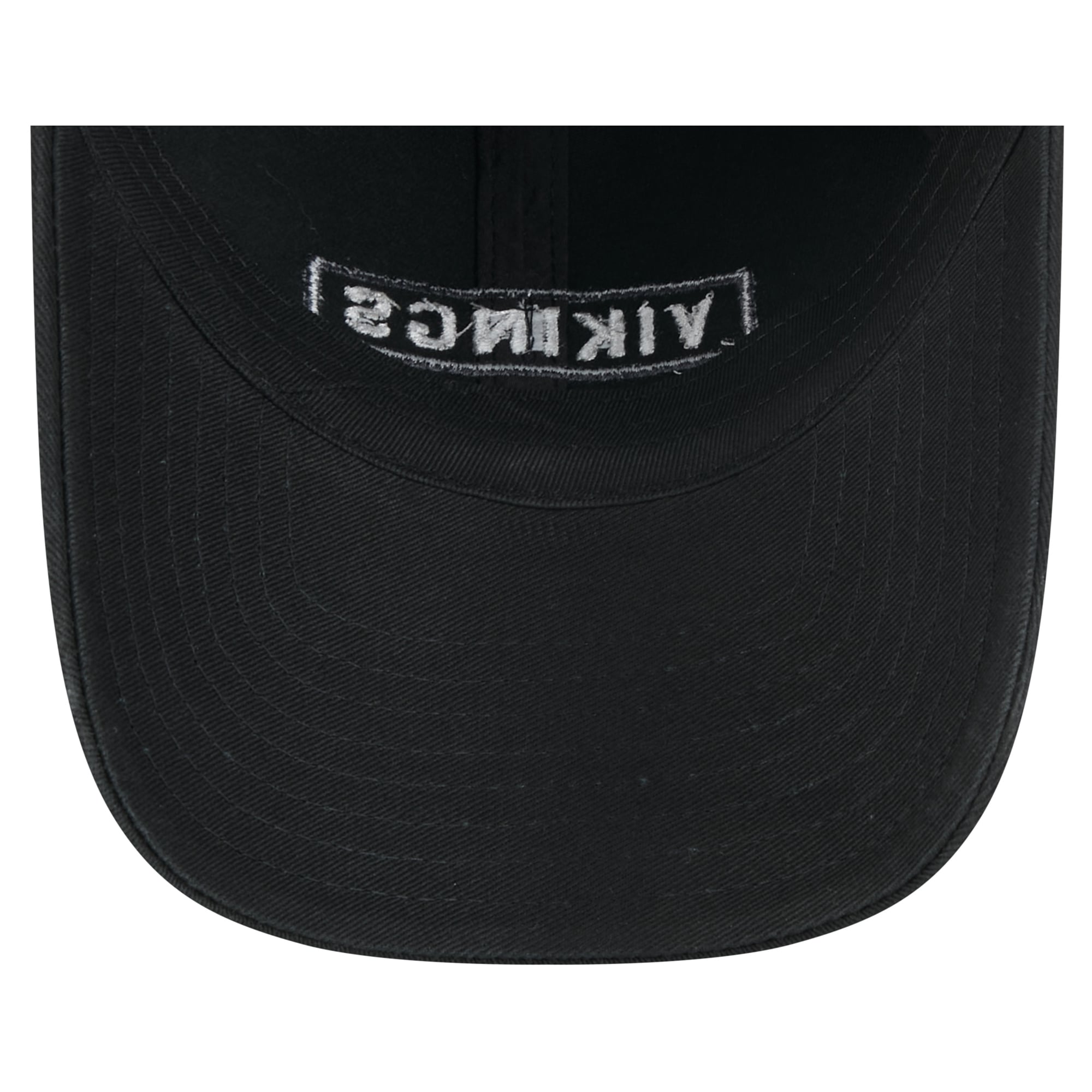 Casquette New Era noire pour homme Minnesota Vikings 2026 Salute To Service, style classique décontracté et ajustable