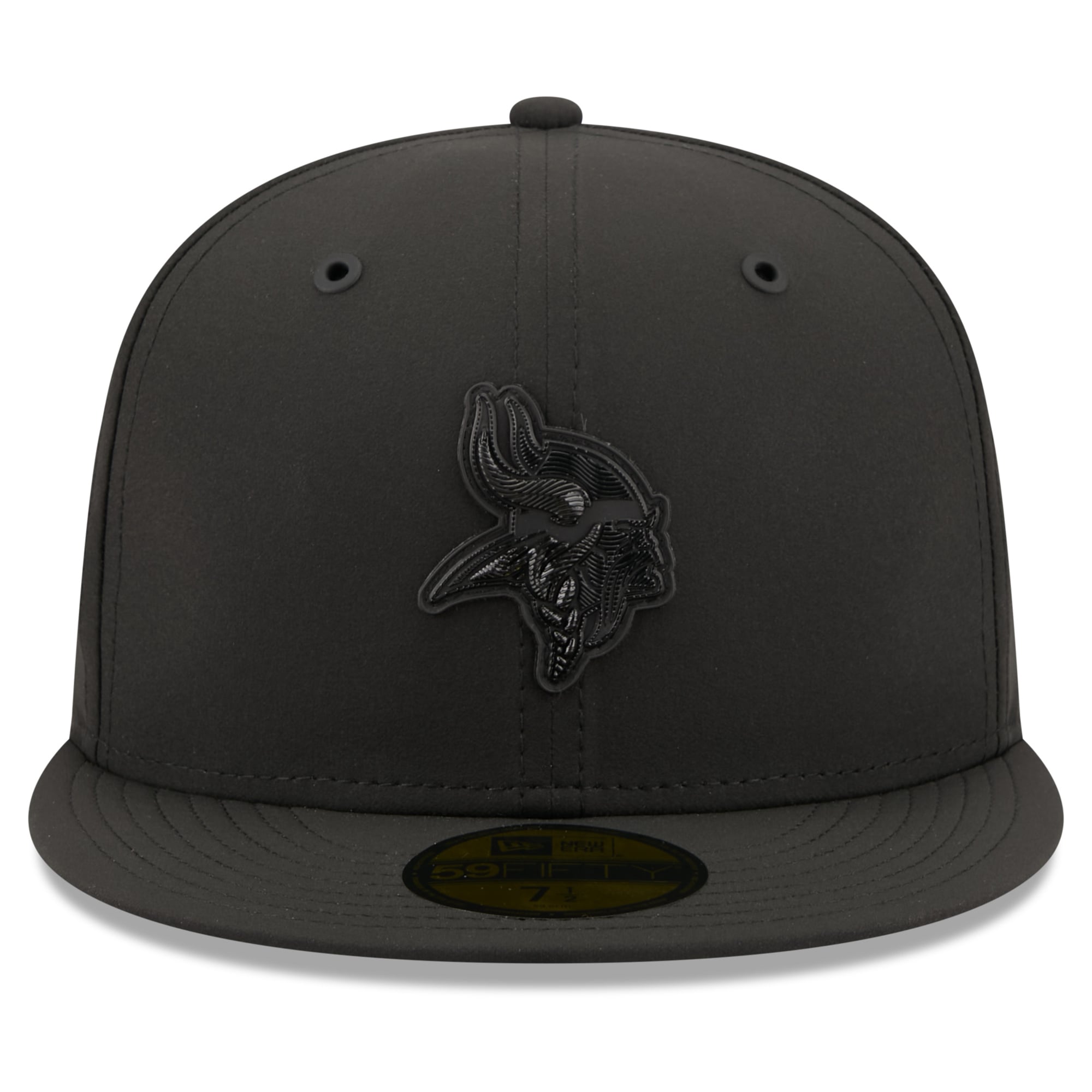 Casquette ajustée New Era noire Minnesota Vikings 2026 Sideline 59FIFTY pour homme