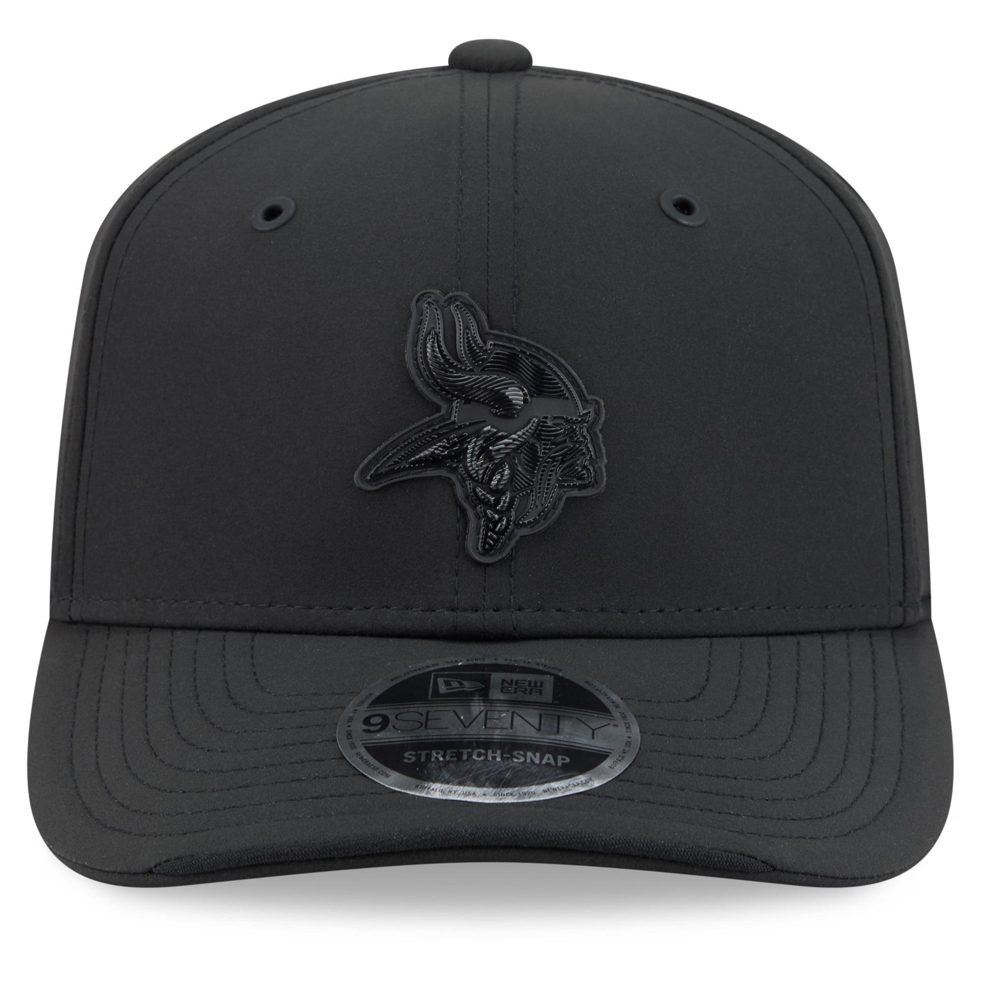 Men's New Era Black Minnesota Vikings 2026 Sideline 9SEVENTY Adjustable Hat