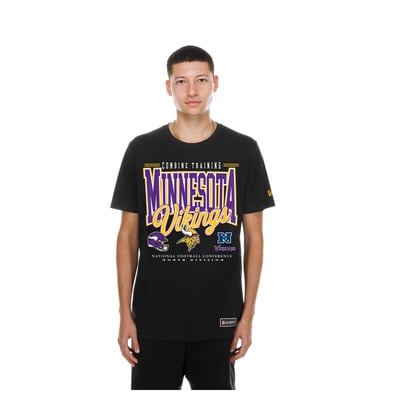 Minnesota Vikings New Era Combine Authentic T-Shirt - Black