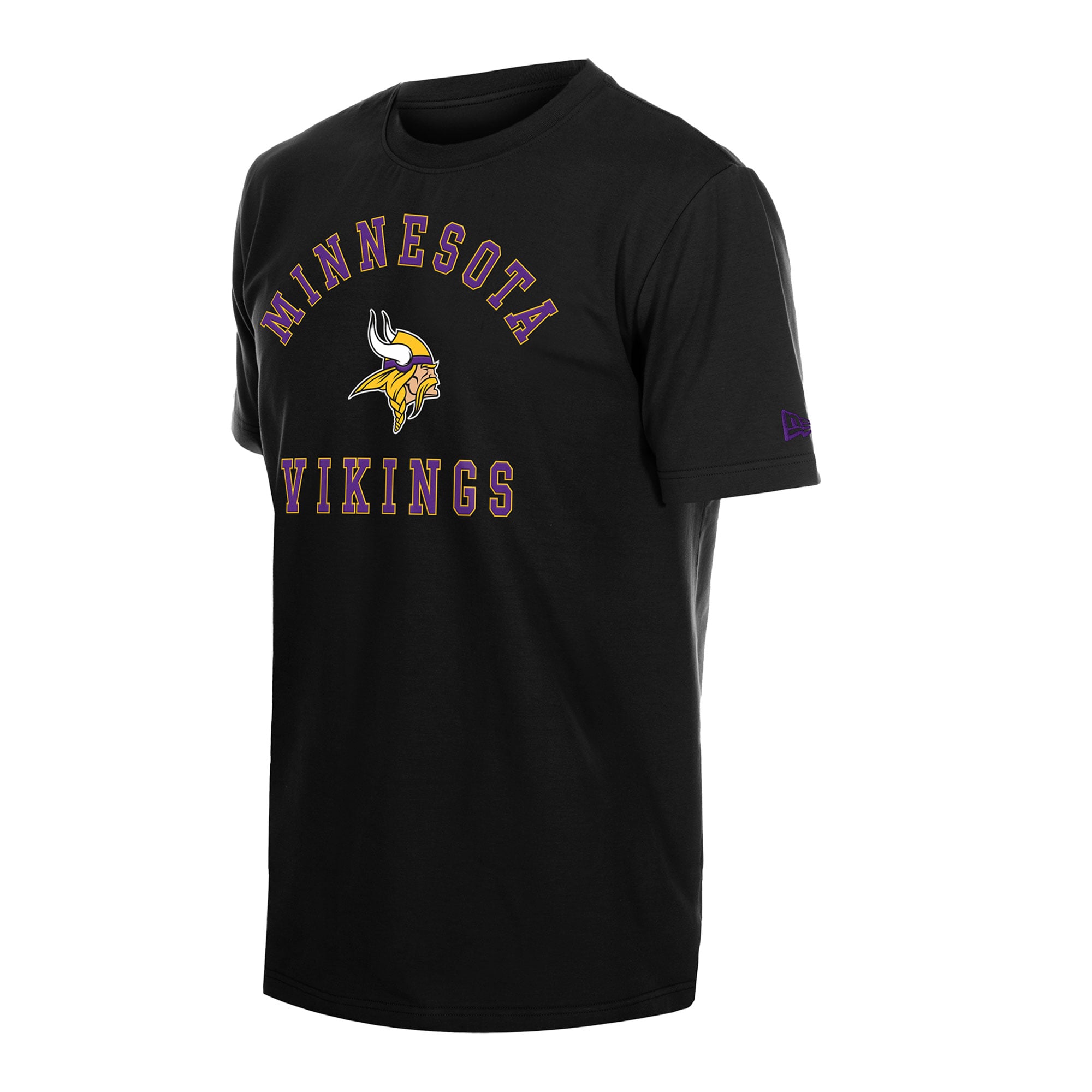 Men's New Era Black Minnesota Vikings Functional Fandom T-Shirt