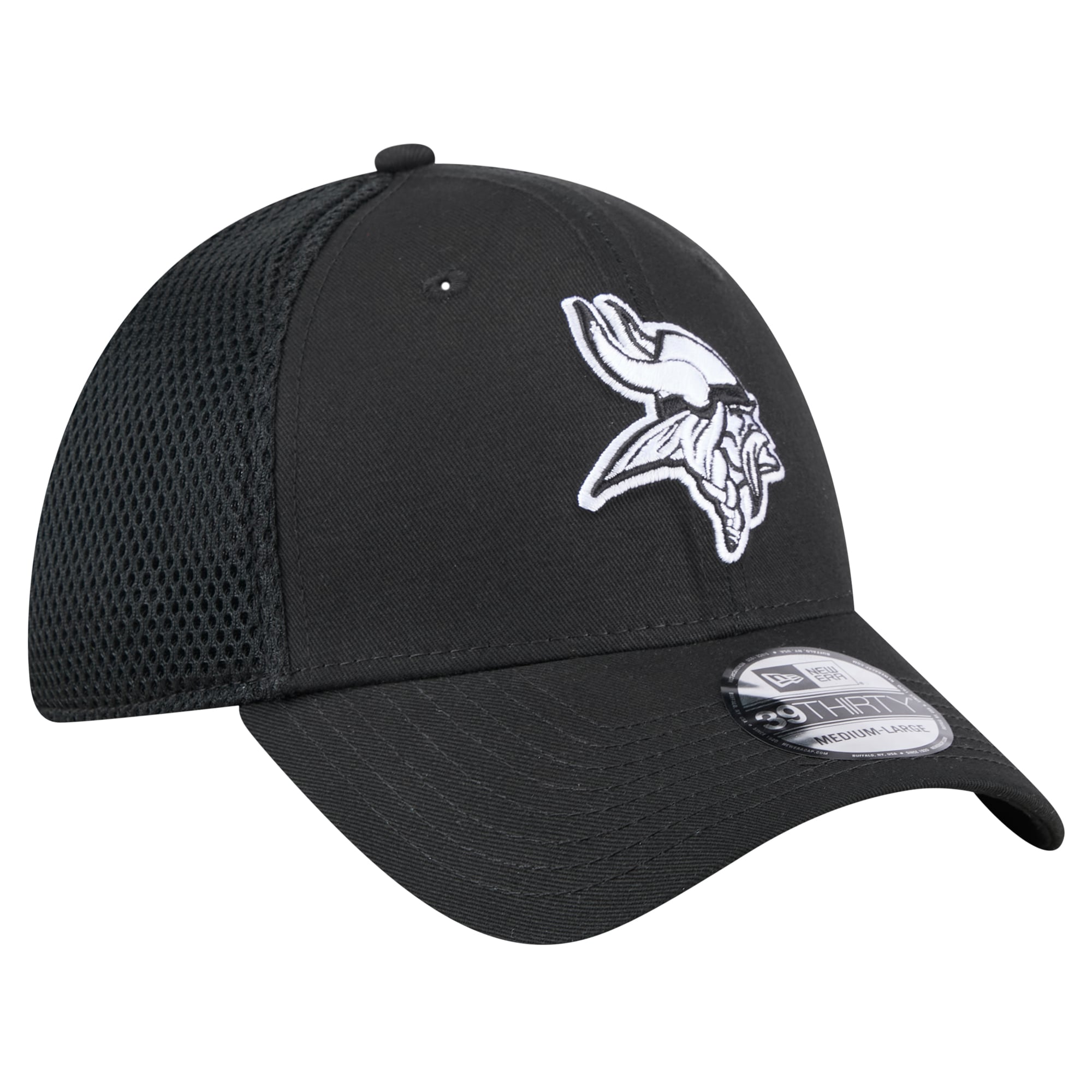 Casquette Main Neo 39THIRTY Flex Minnesota Vikings noire New Era pour homme
