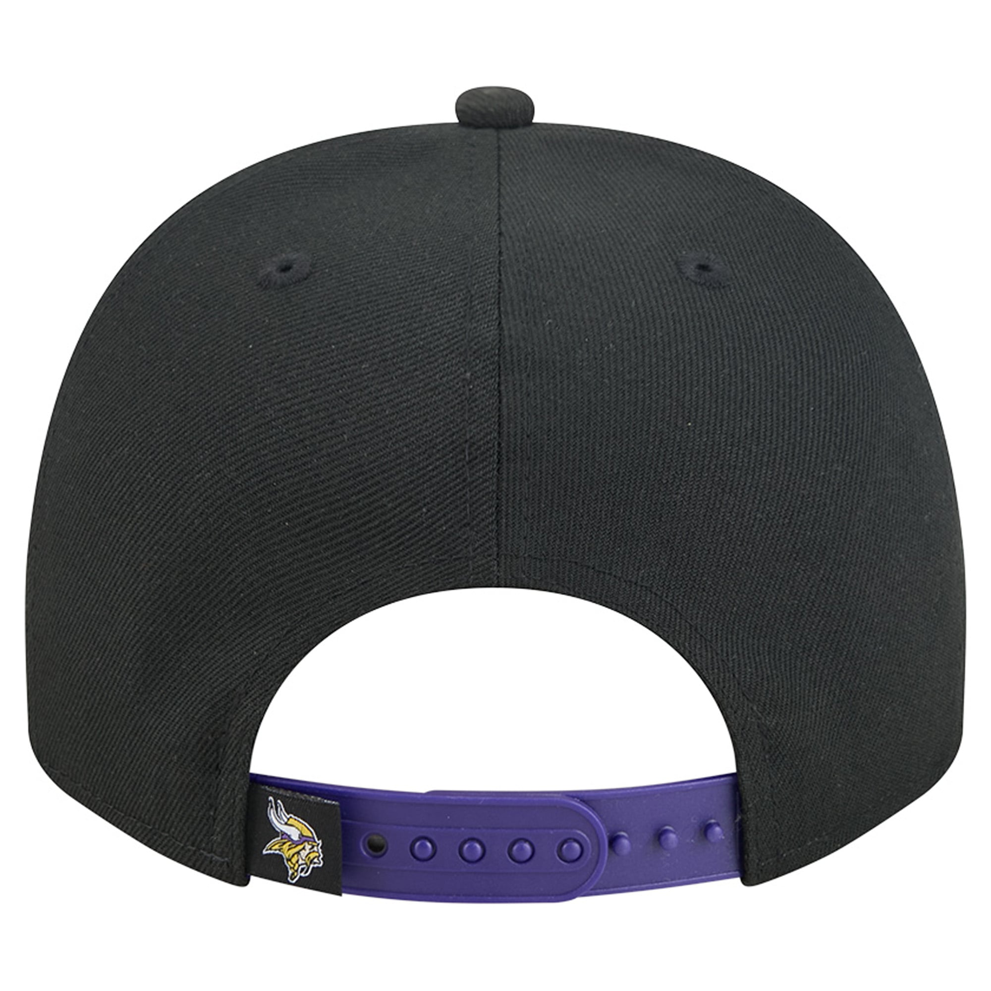 Men's New Era Black Minnesota Vikings Proud A-Frame 9FIFTY Snapback Hat