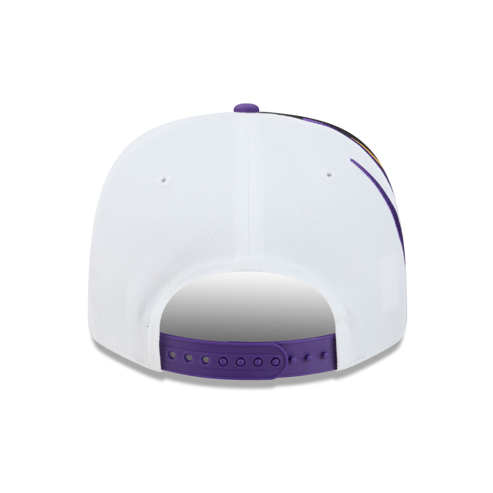 Casquette ajustable New Era noire et blanche pour homme, fan des Vikings du Minnesota, modèle 9SEVENTY