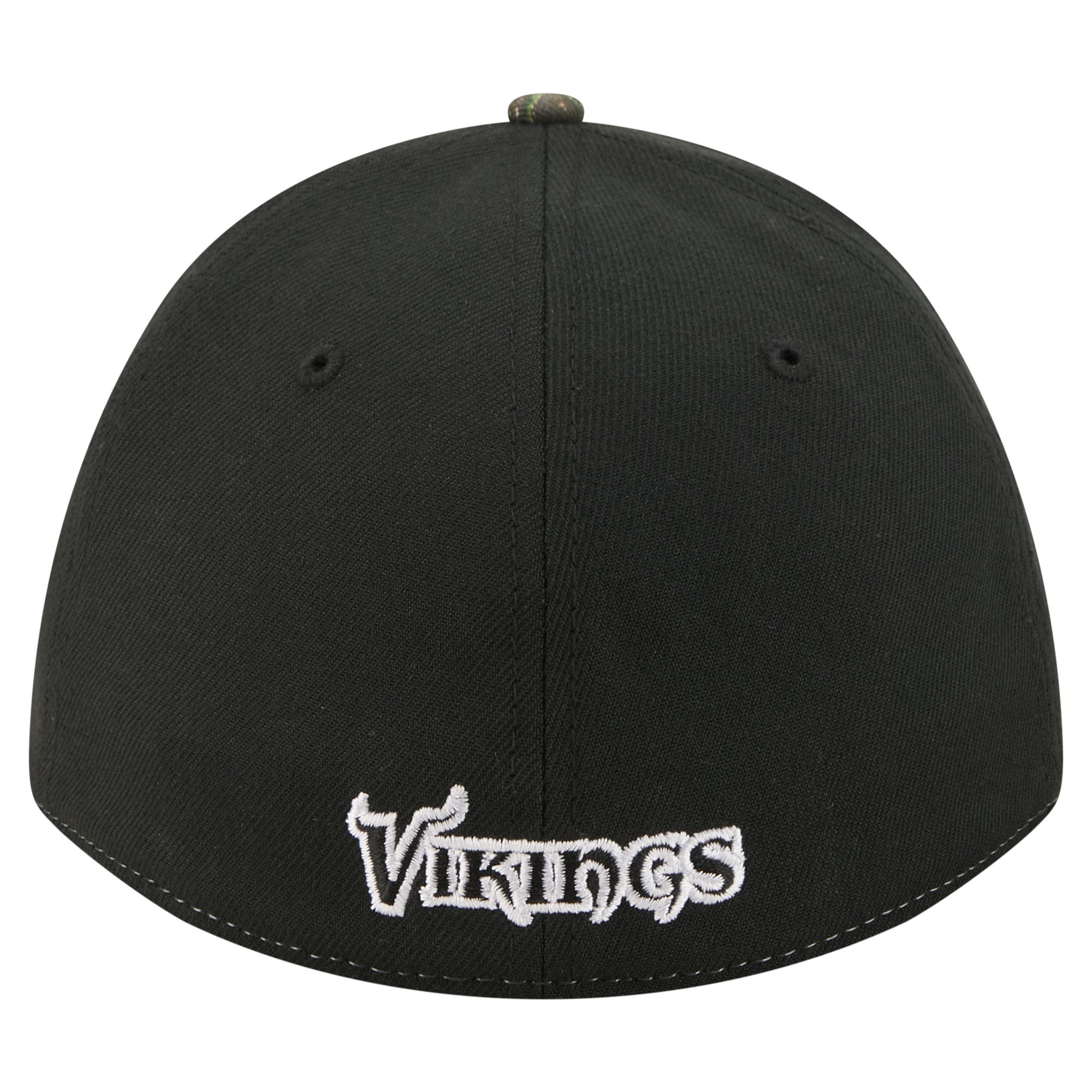 Men's New Era Camo/Black Minnesota Vikings Team Collection RealTree 39THIRTY M-Crown A-Frame Flex Hat