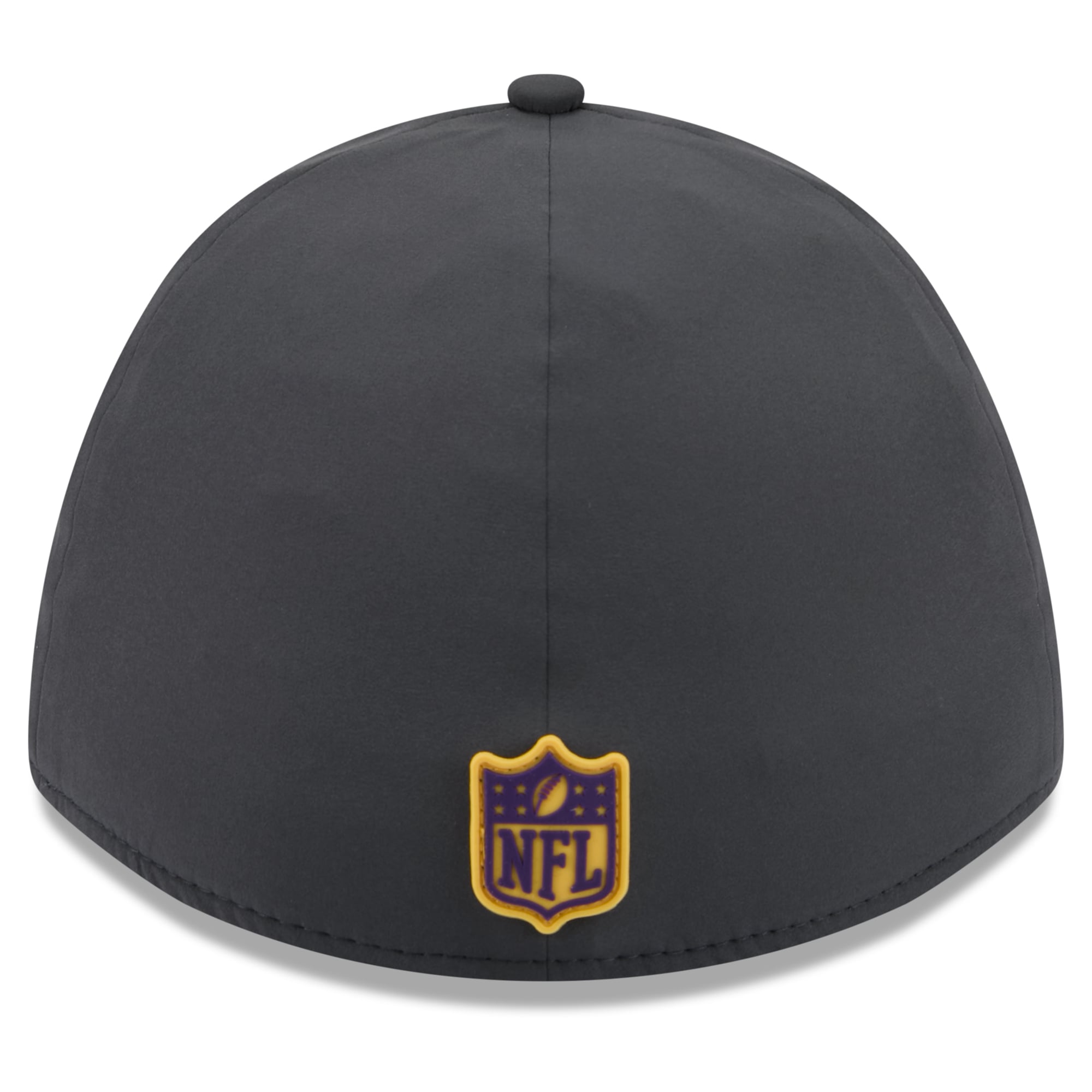 Casquette extensible New Era 39THIRTY M-Crown pour homme, couleur anthracite, Minnesota Vikings 2026, idéale les temps froids.