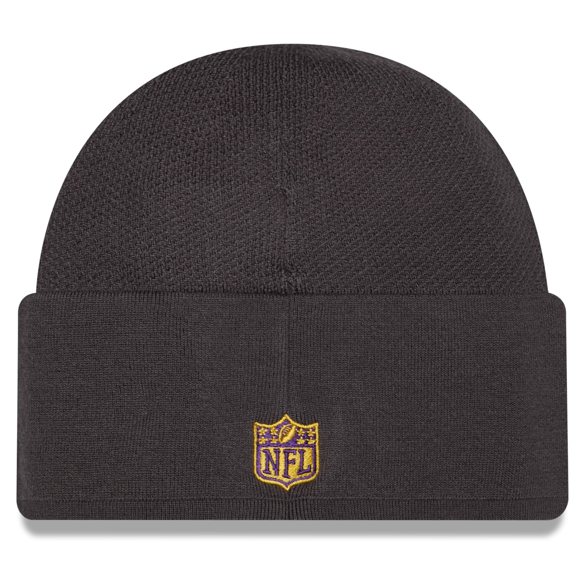 Men's New Era Charcoal Minnesota Vikings 2026 Sideline Cold Weather  Skully Knit Hat