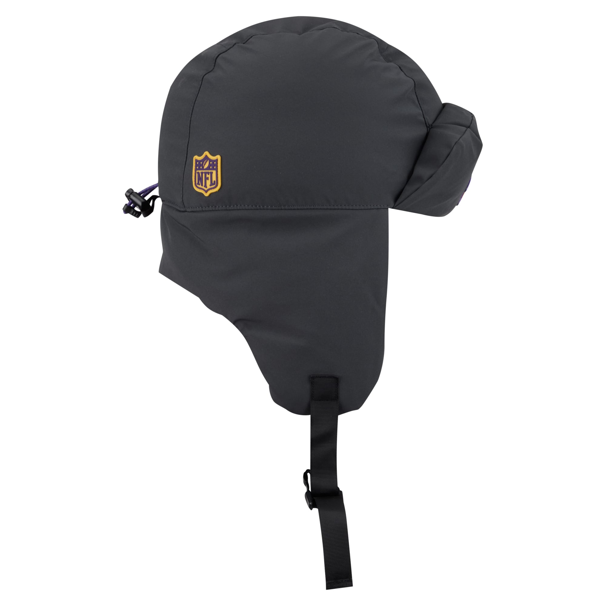 Casquette trappeur New Era anthracite Minnesota Vikings 2026 pour homme